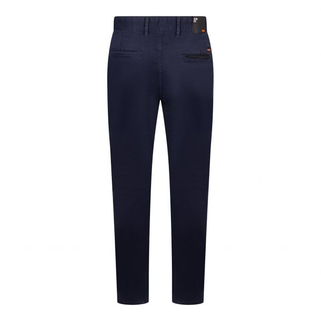 Mens BOSS Dark Blue Chino_Slim Chinos