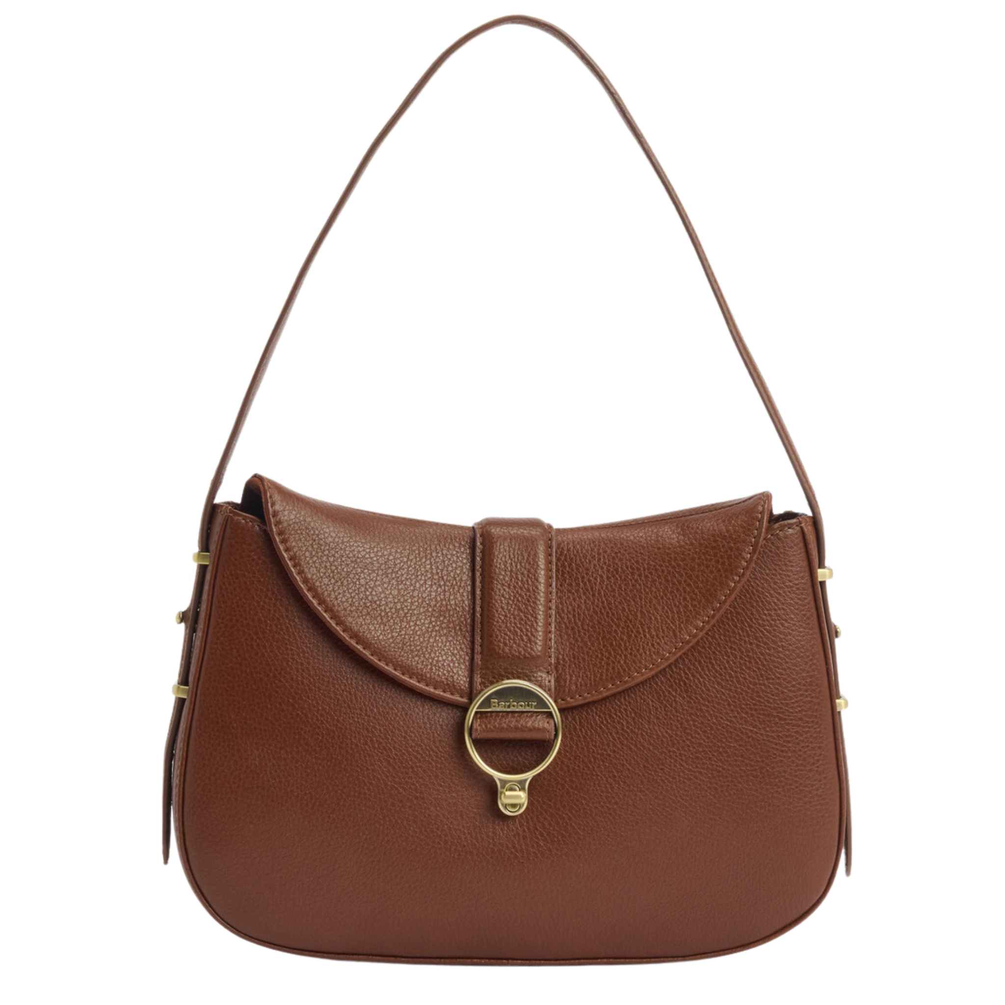 Womens Barbour Brown Alder Leather Sling Bag