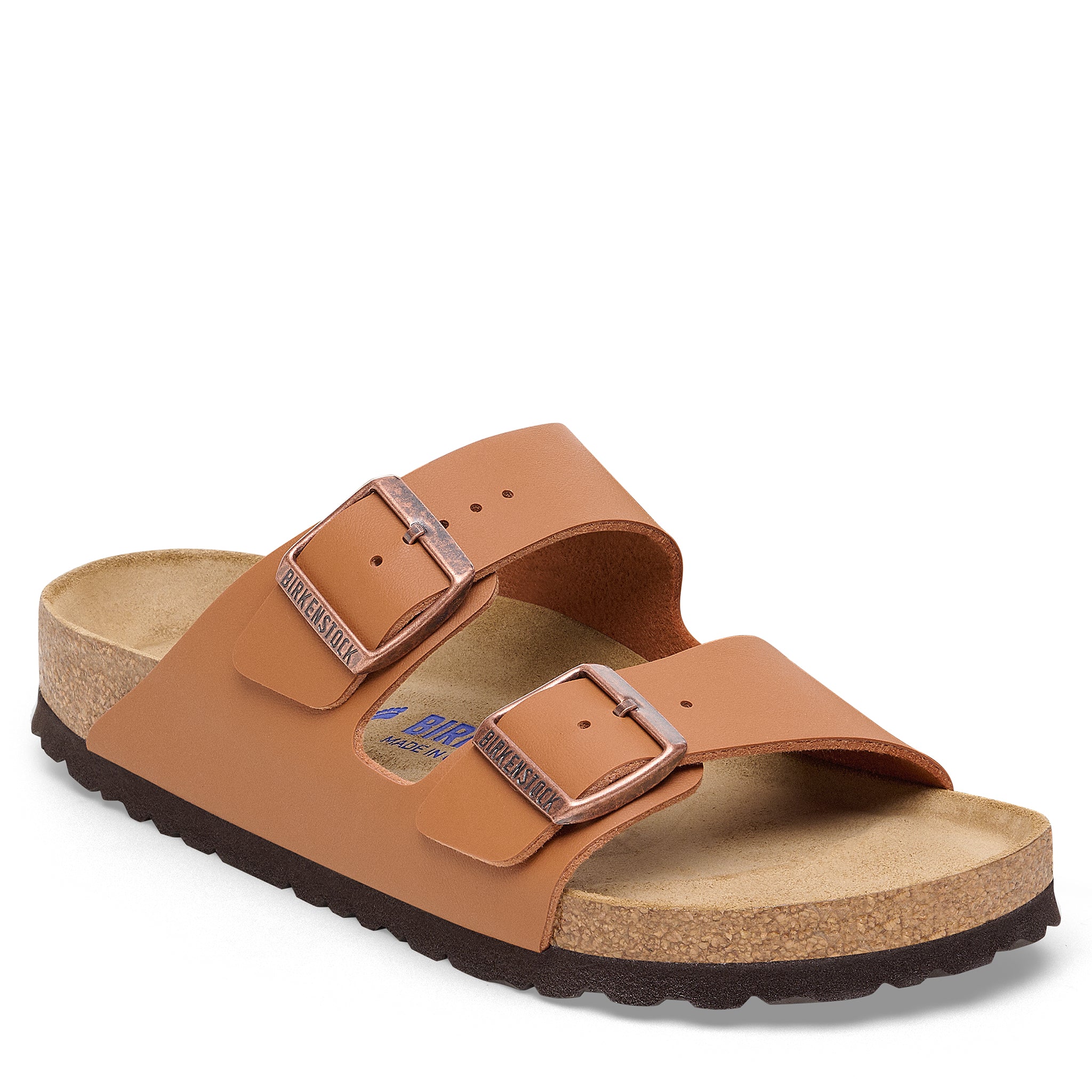 Womens Birkenstock Ginger Brown Arizona SFB Birko-Flor