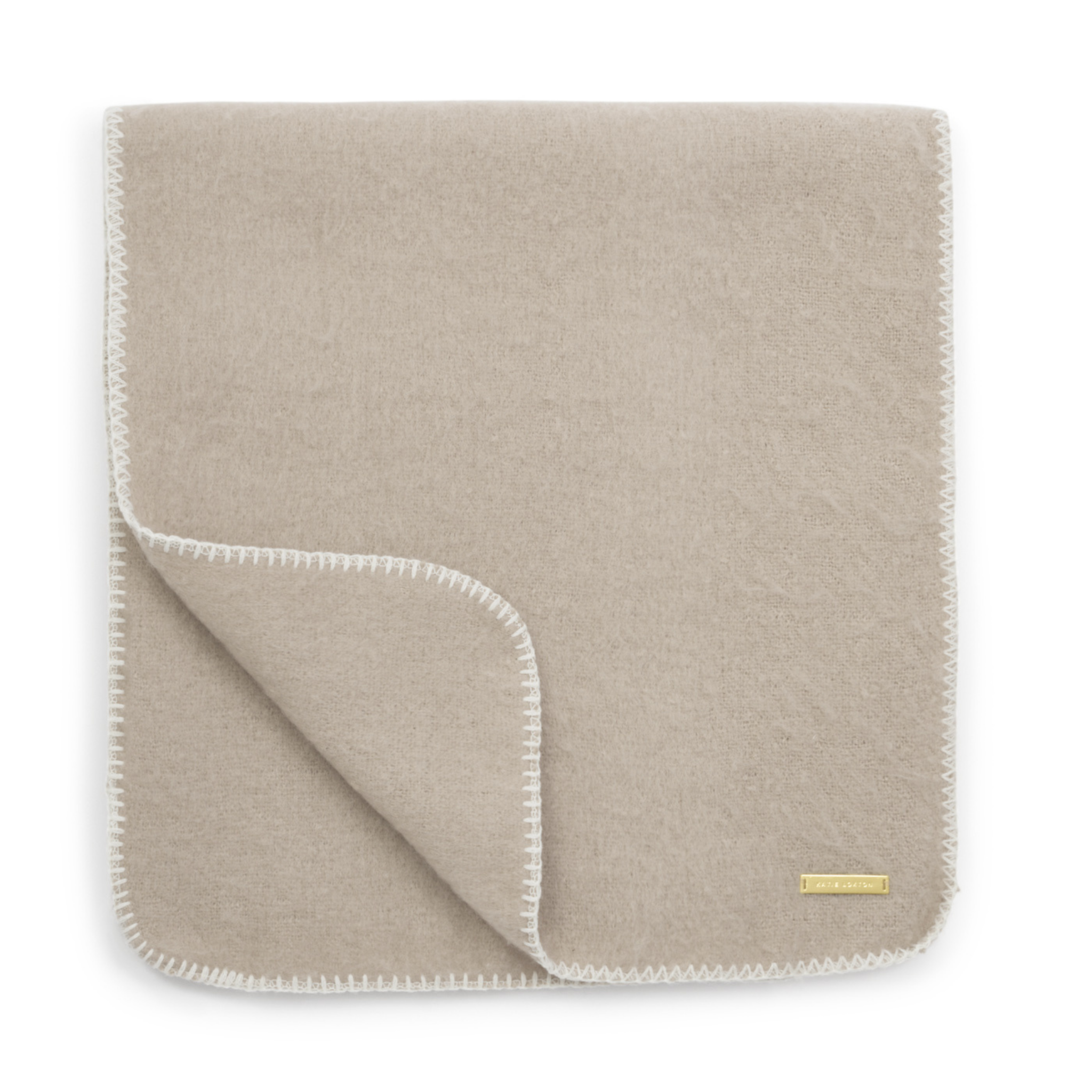 Womens Katie Loxton Taupe Whipstitch Scarf