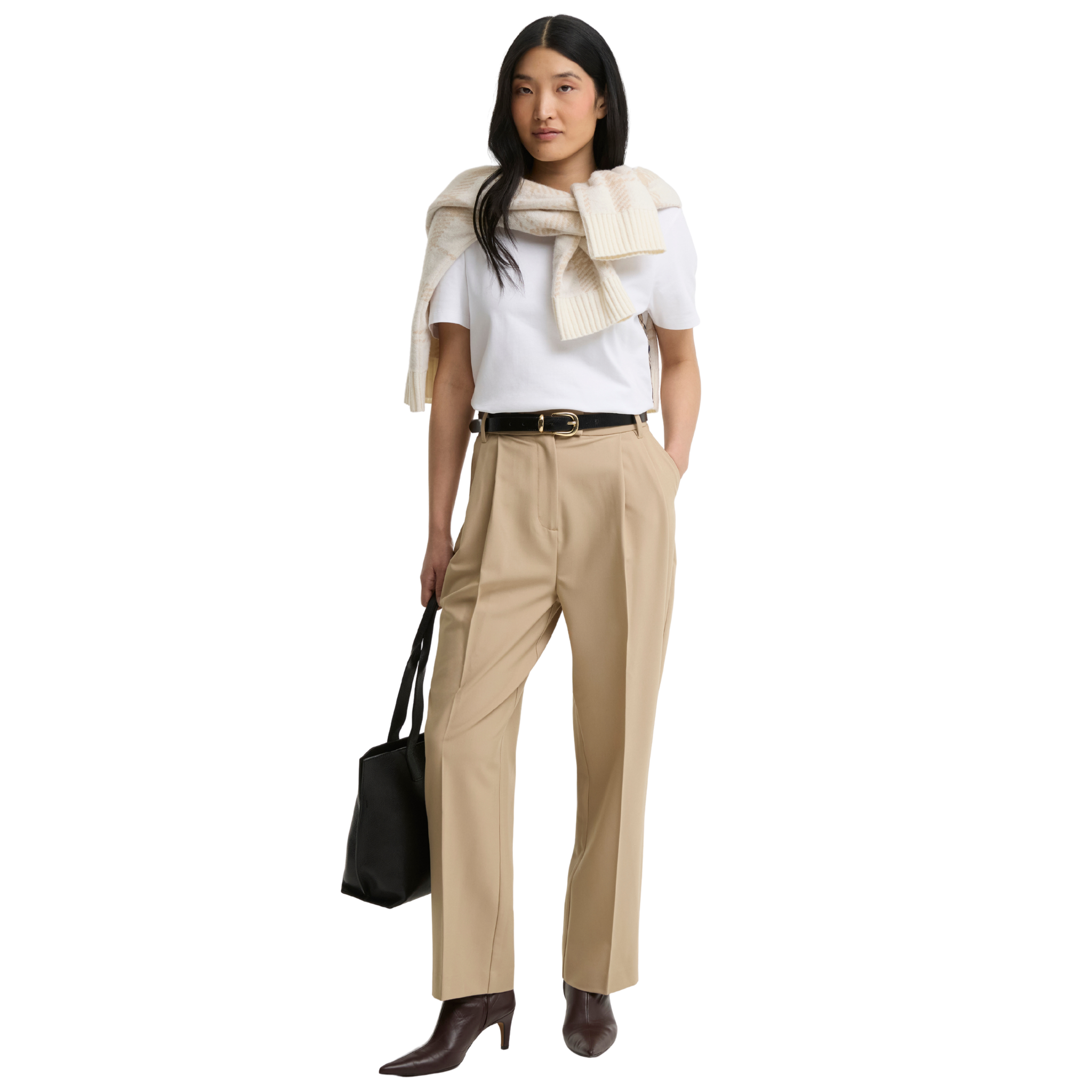 Womens Barbour Warm Trench Fawne Trousers