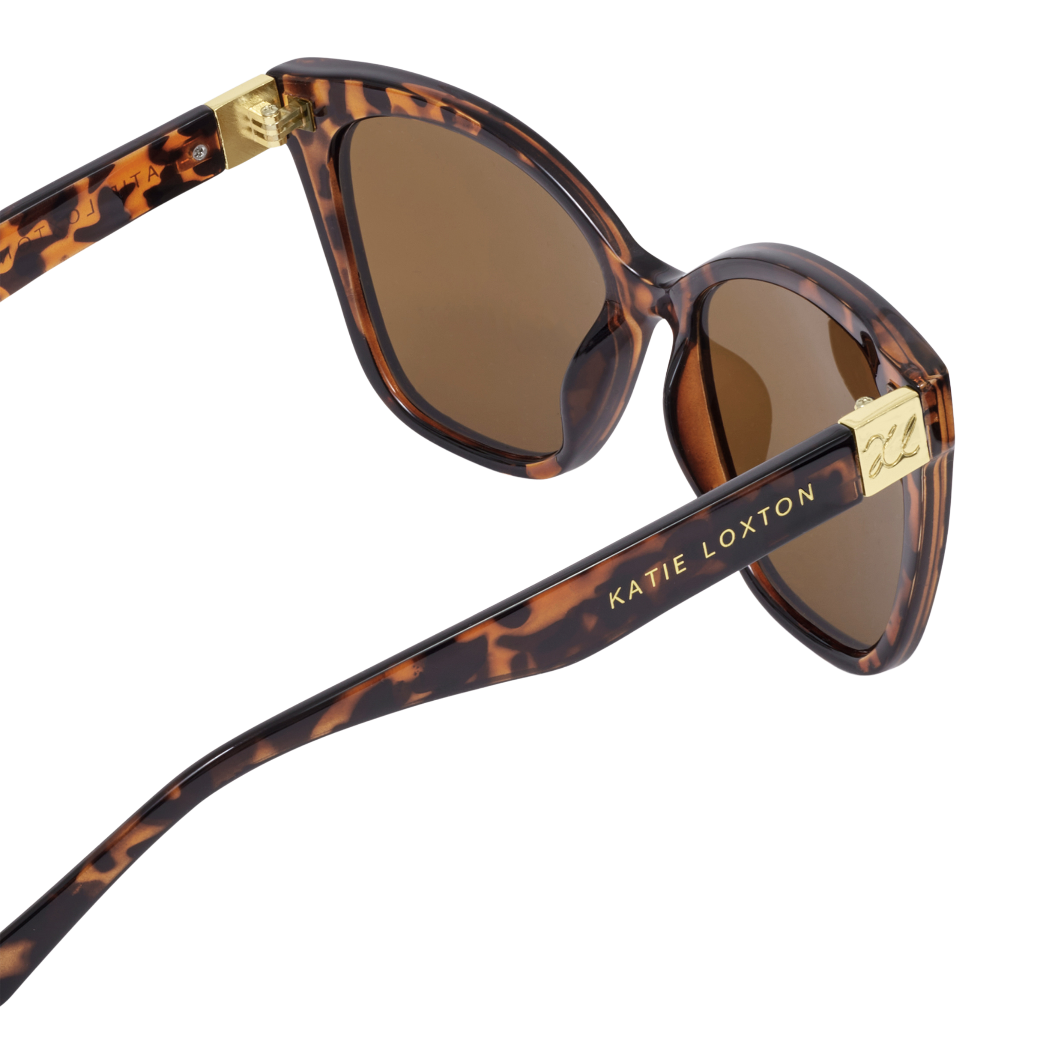 Womens Katie Loxton Dark Tortoiseshell Mykonos Sunglasses