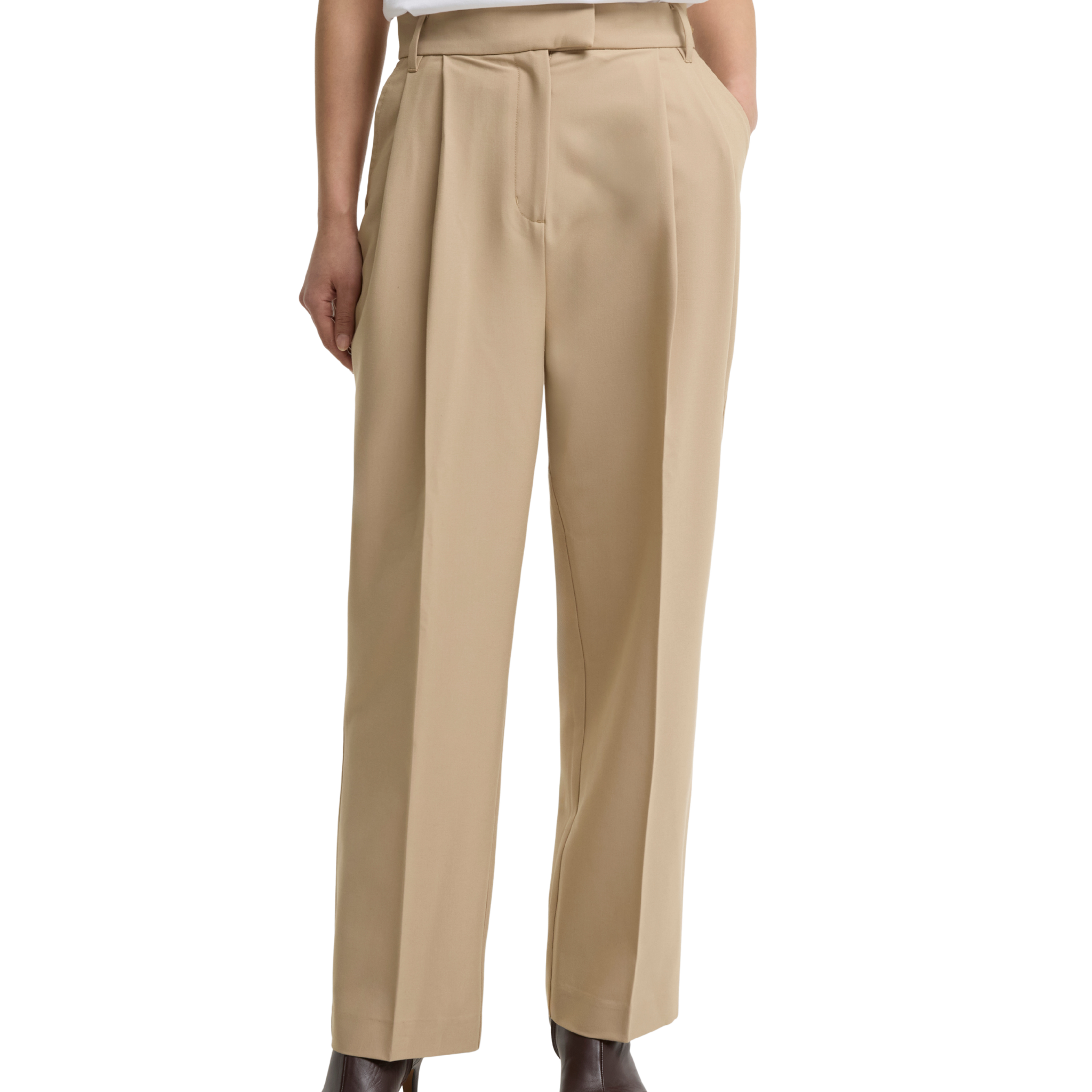 Womens Barbour Warm Trench Fawne Trousers