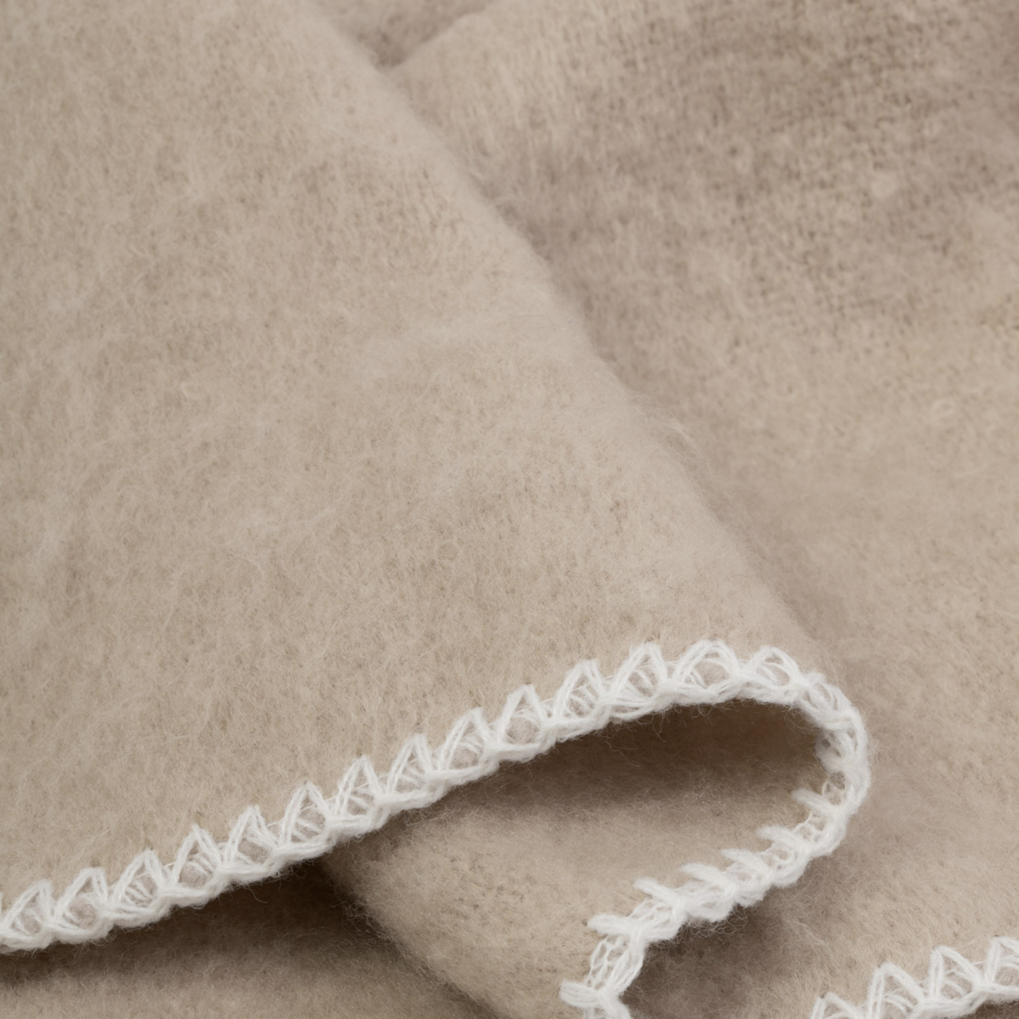 Womens Katie Loxton Taupe Whipstitch Scarf