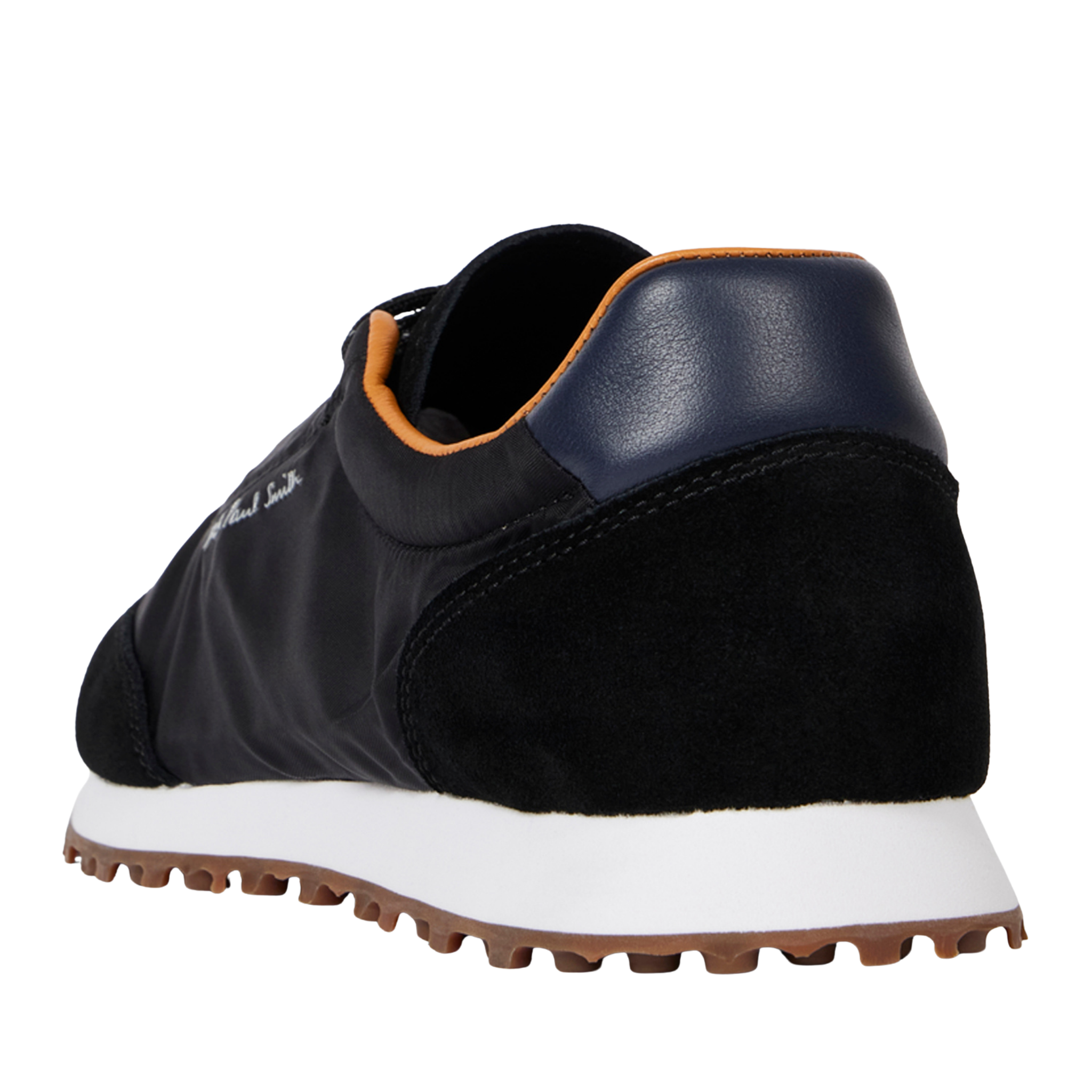 Mens Paul Smith Black Senso Nylon Mix Trainers
