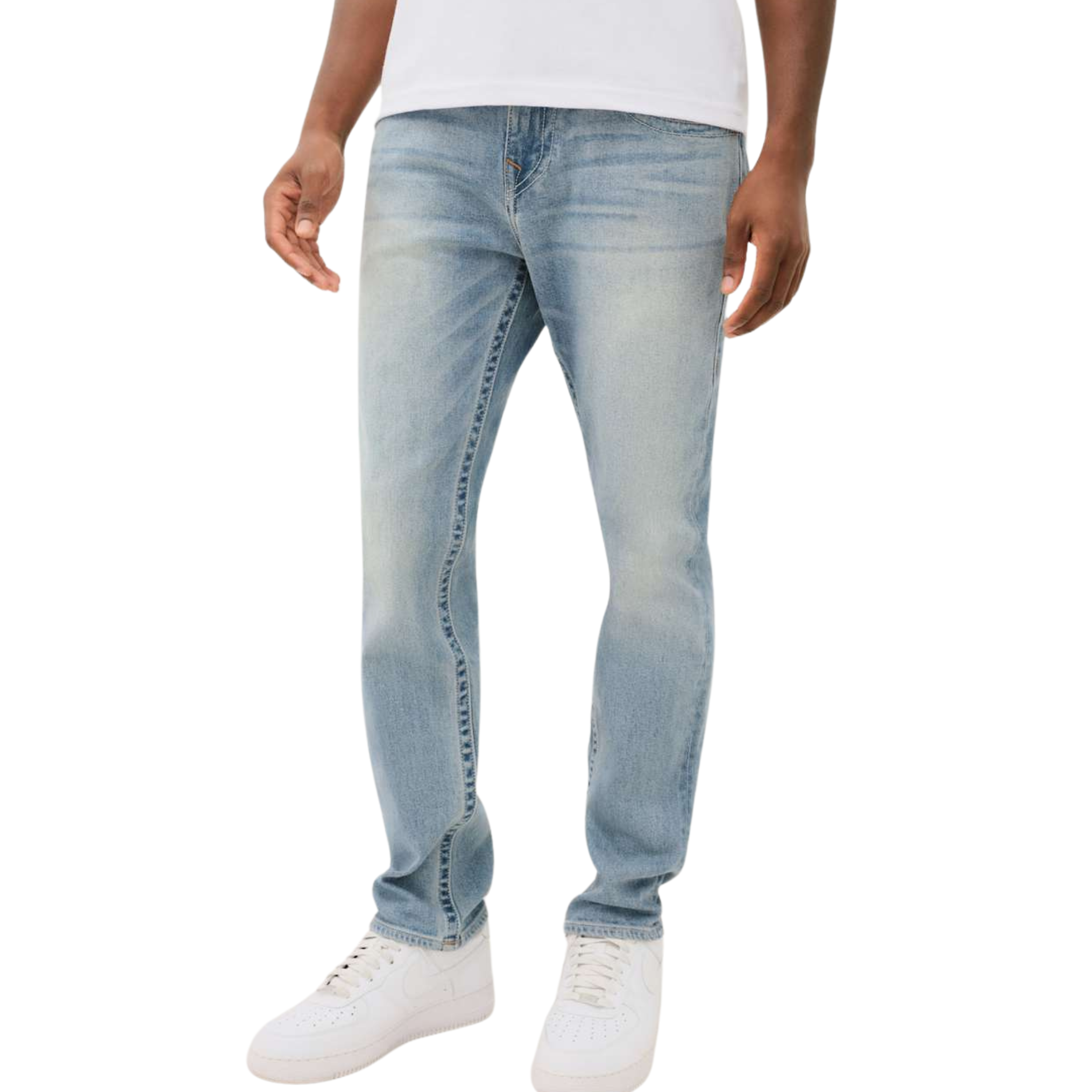 Mens True Religion Brilliant Medium Wash Rocco SN Jeans