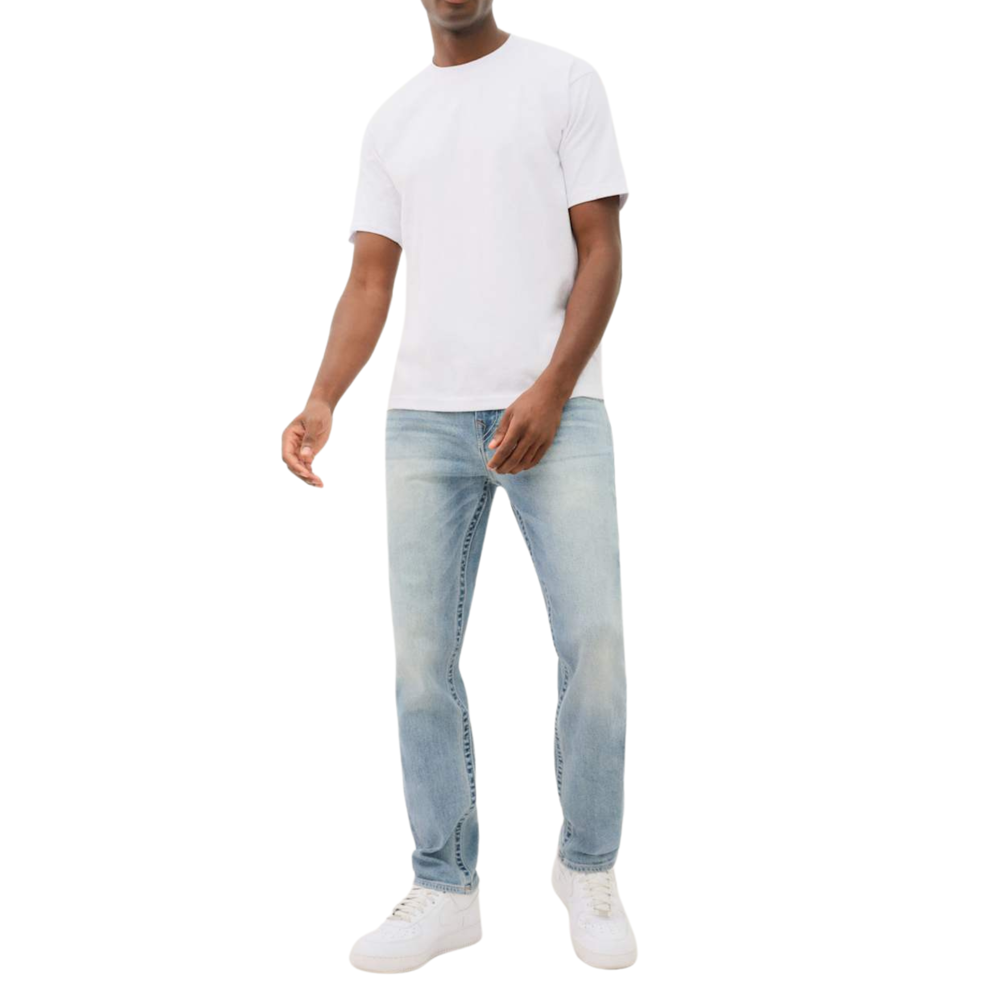 Mens True Religion Brilliant Medium Wash Rocco SN Jeans