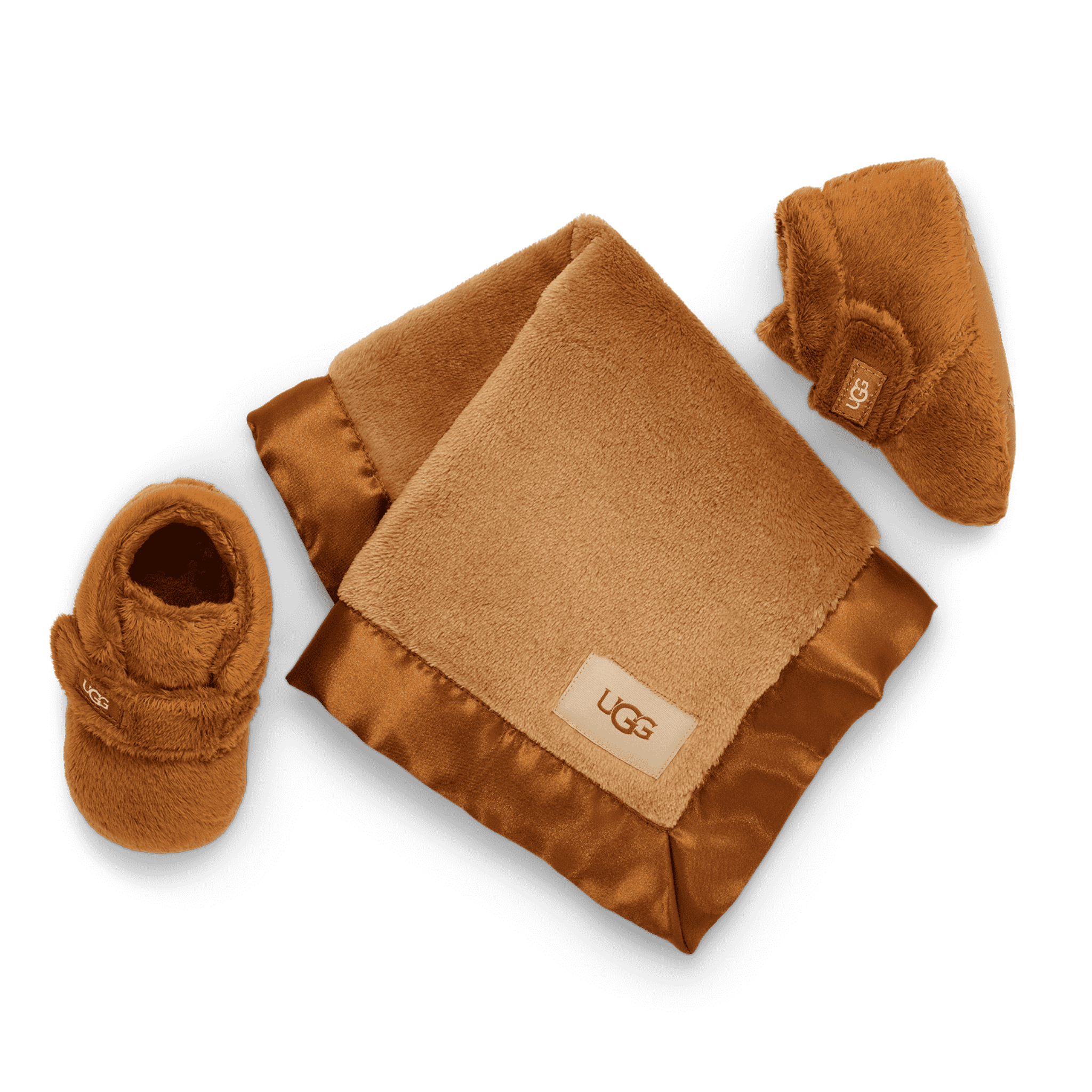 Infant UGG Chestnut Bixbee and Lovey Set