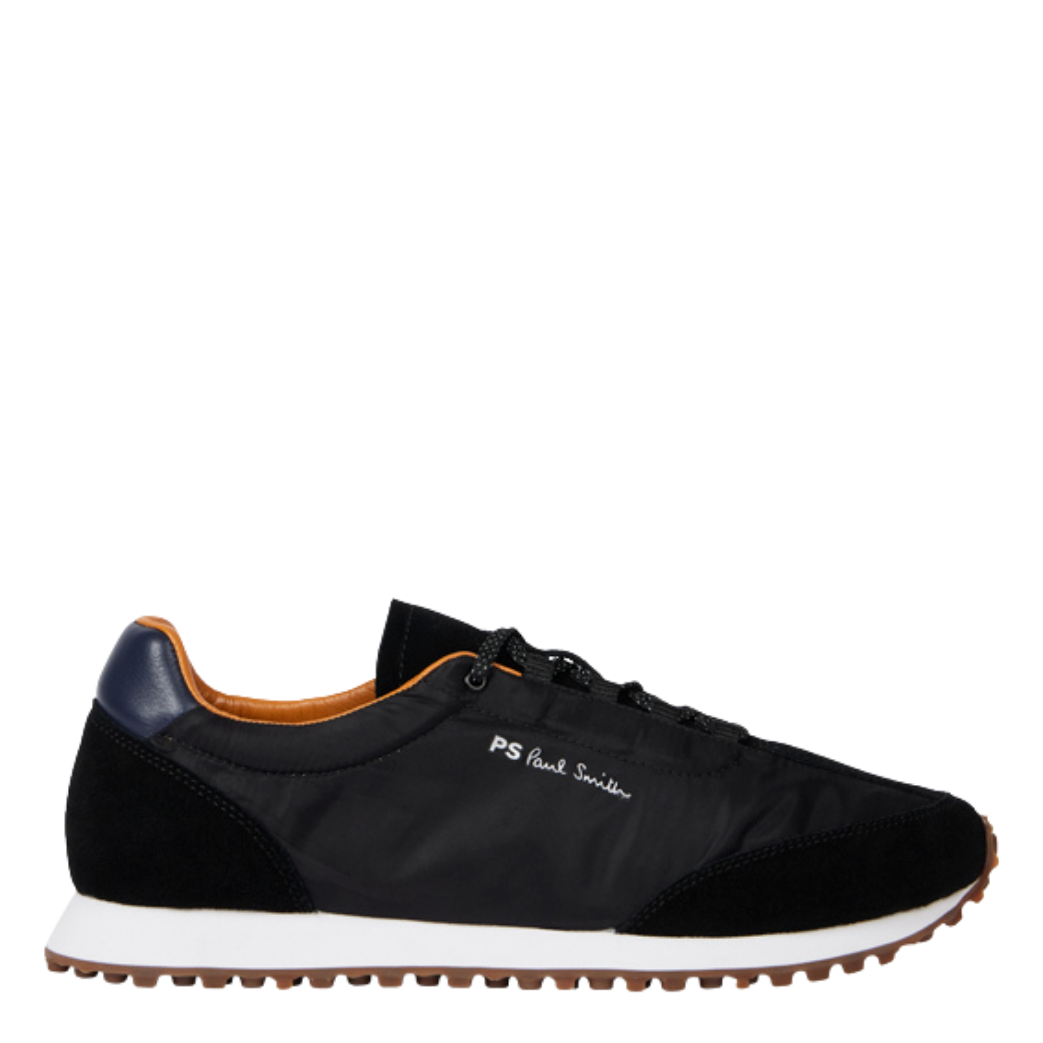Mens Paul Smith Black Senso Nylon Mix Trainers