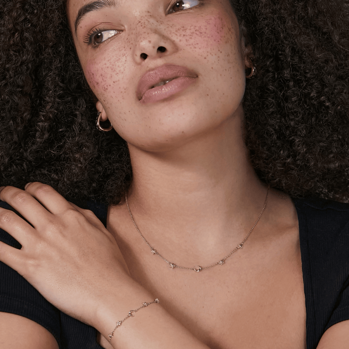 Womens Olivia Burton Gold Celestial Chain Necklace