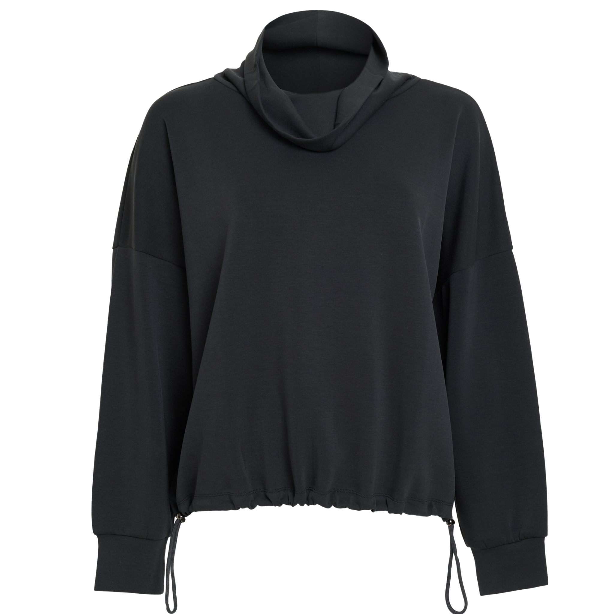 Womens French Connection Graphite Grey Wren Turtle Neck Sweatshirt