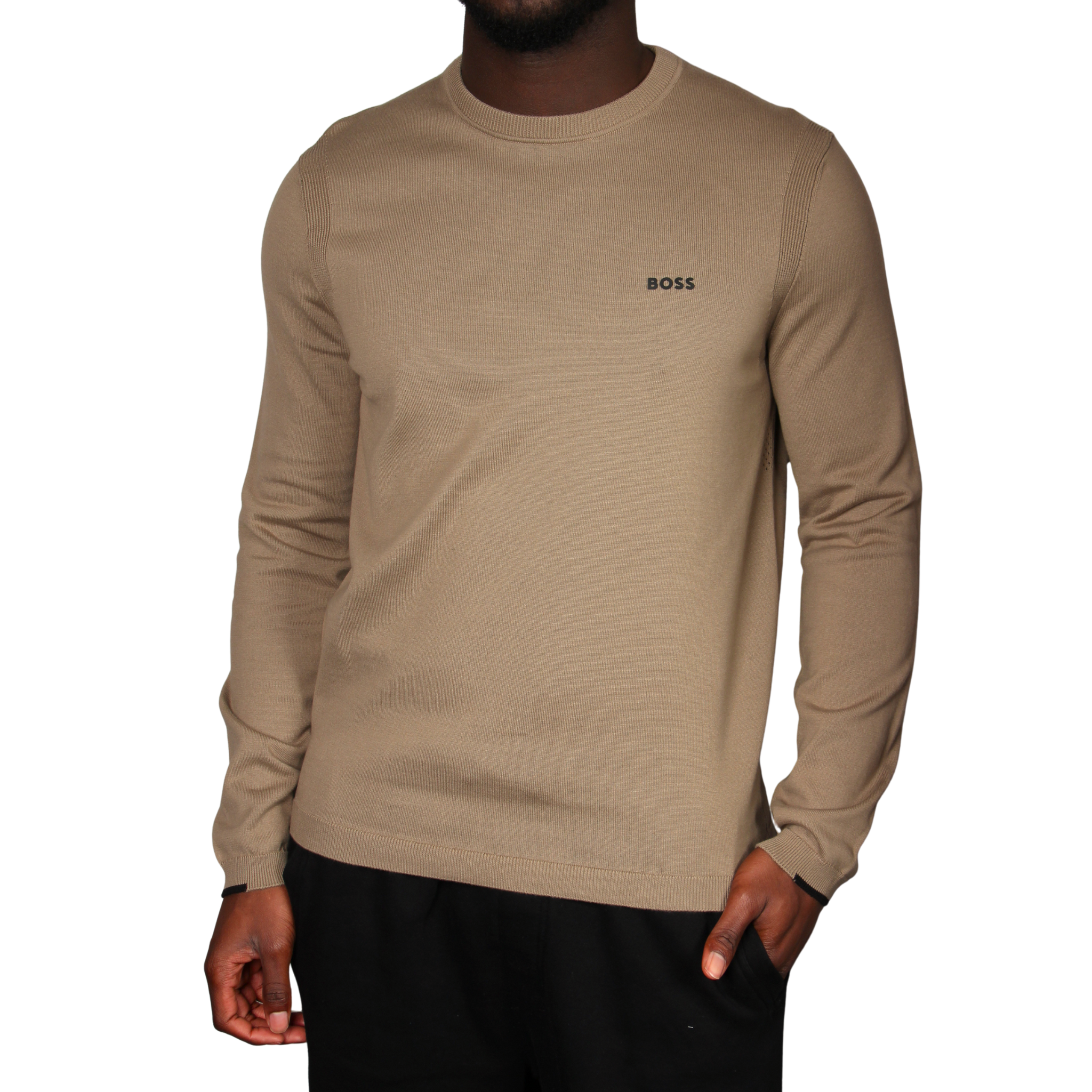 Mens Light Green KN_Ever-X Crew Neck Knit