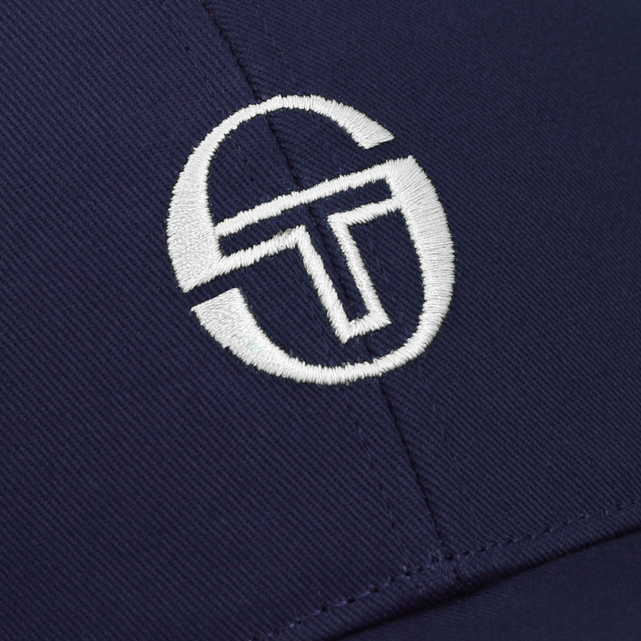 Mens Sergio Tacchini Maritime Blue/White Linus Cap