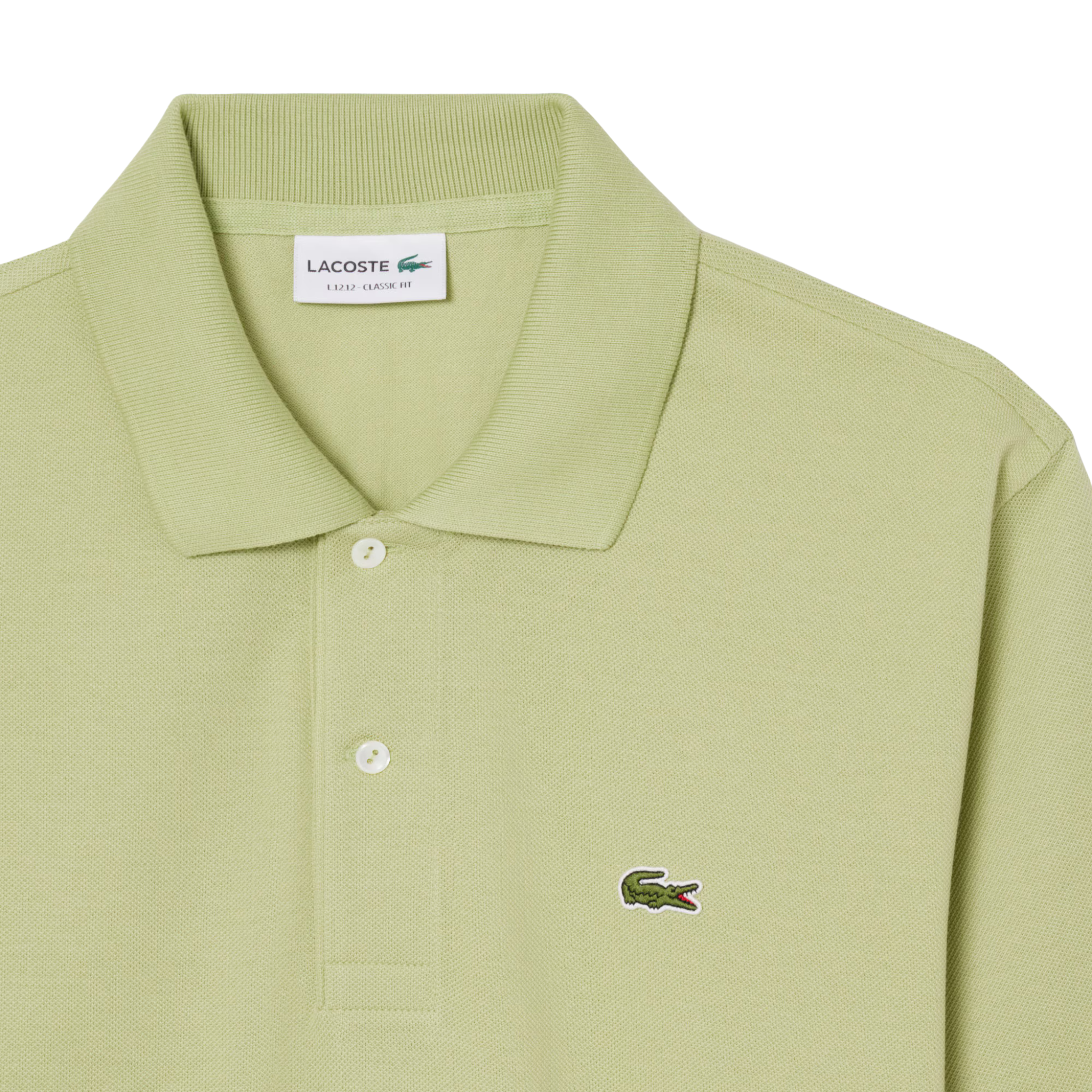 Mens Lacoste Light Green Classic L.12.12 Original S/s Polo