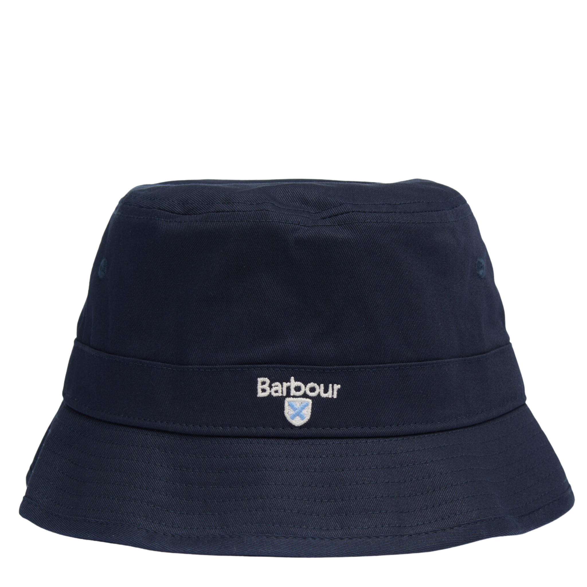 Mens Barbour Navy Cascade Bucket Hat