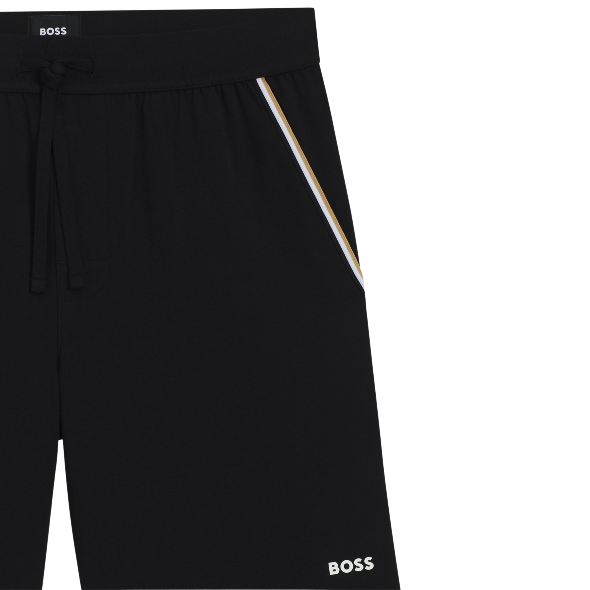 Mens BOSS Black Unique Lounge Shorts