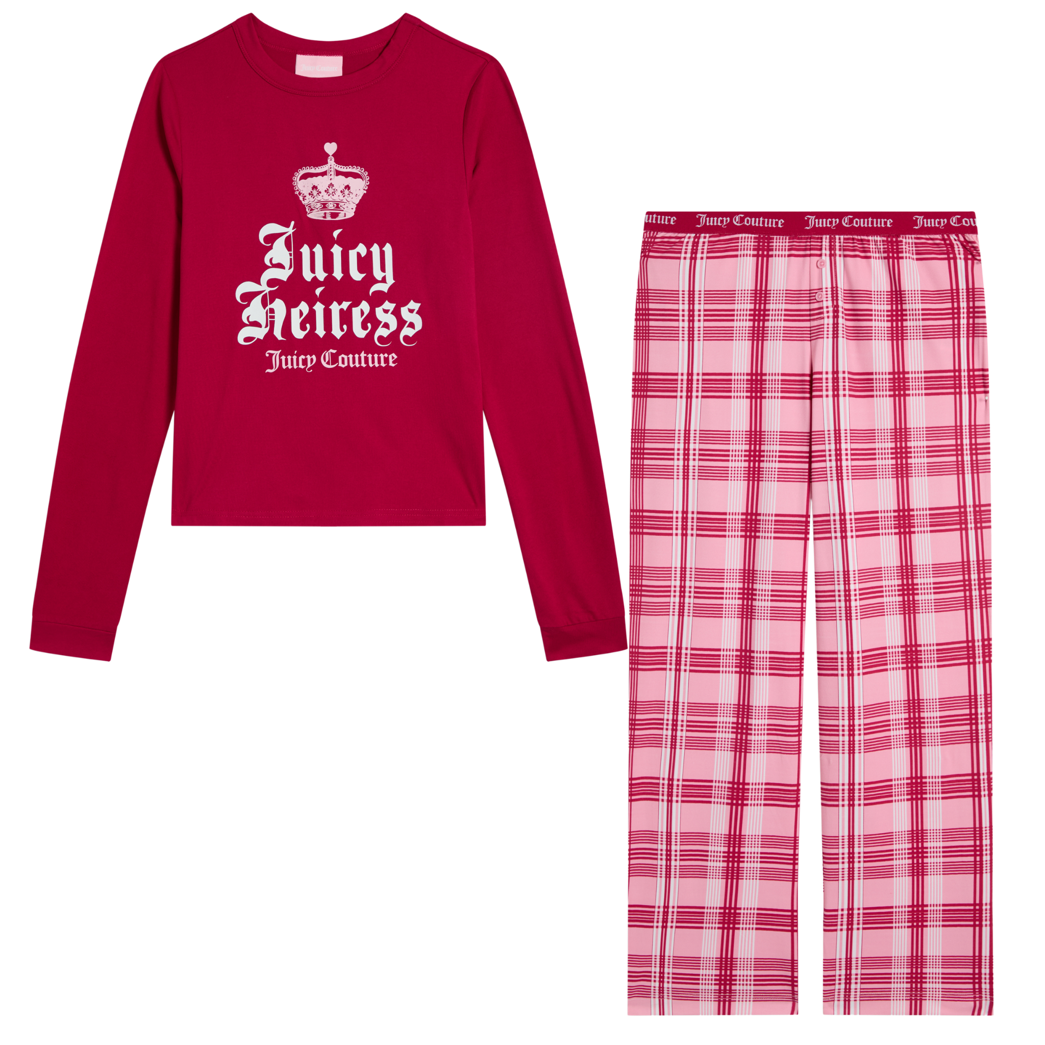 Womens Juicy Couture Persian Red Heiress Pyjamas