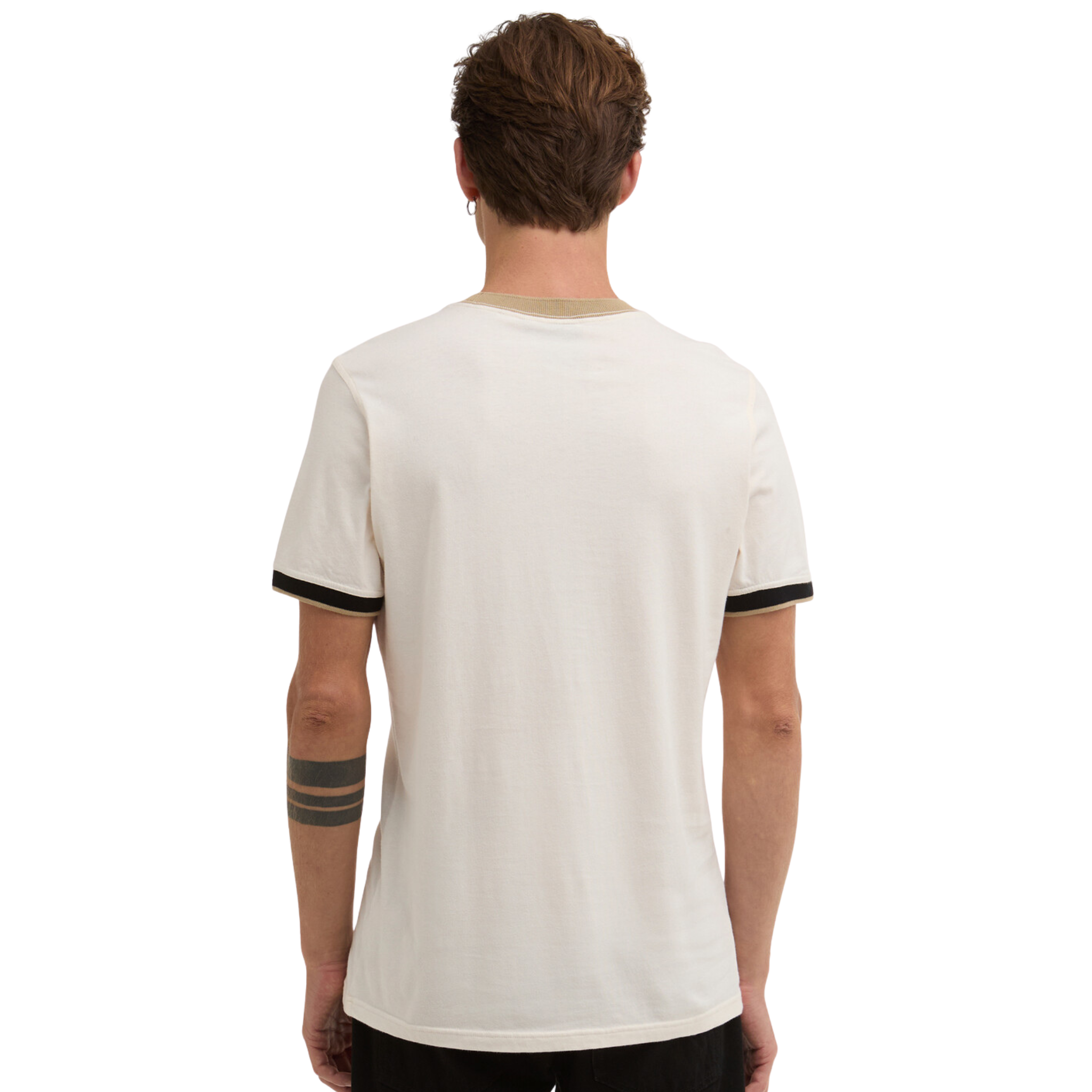 Mens Barbour International Whisper White Howall S/s T Shirt