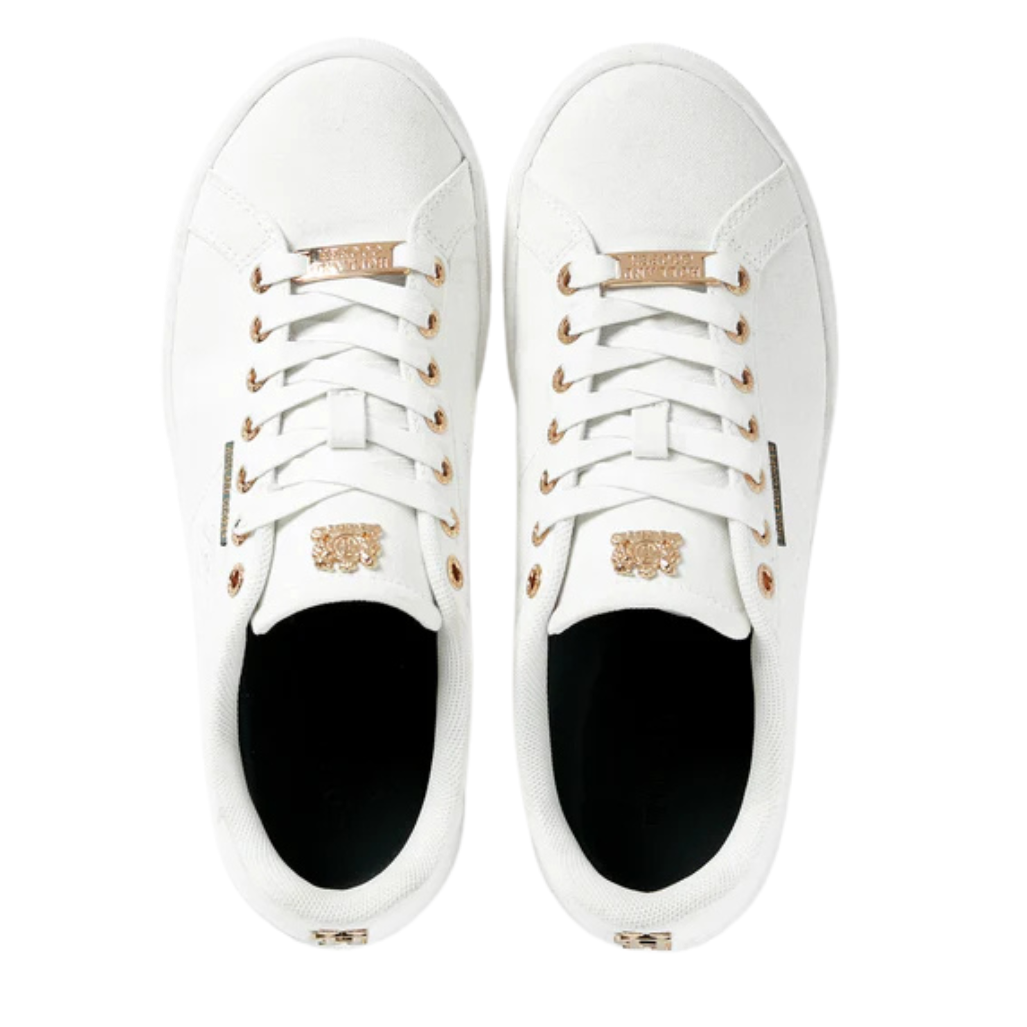 Womens Holland Cooper White Chelsea Court Trainers