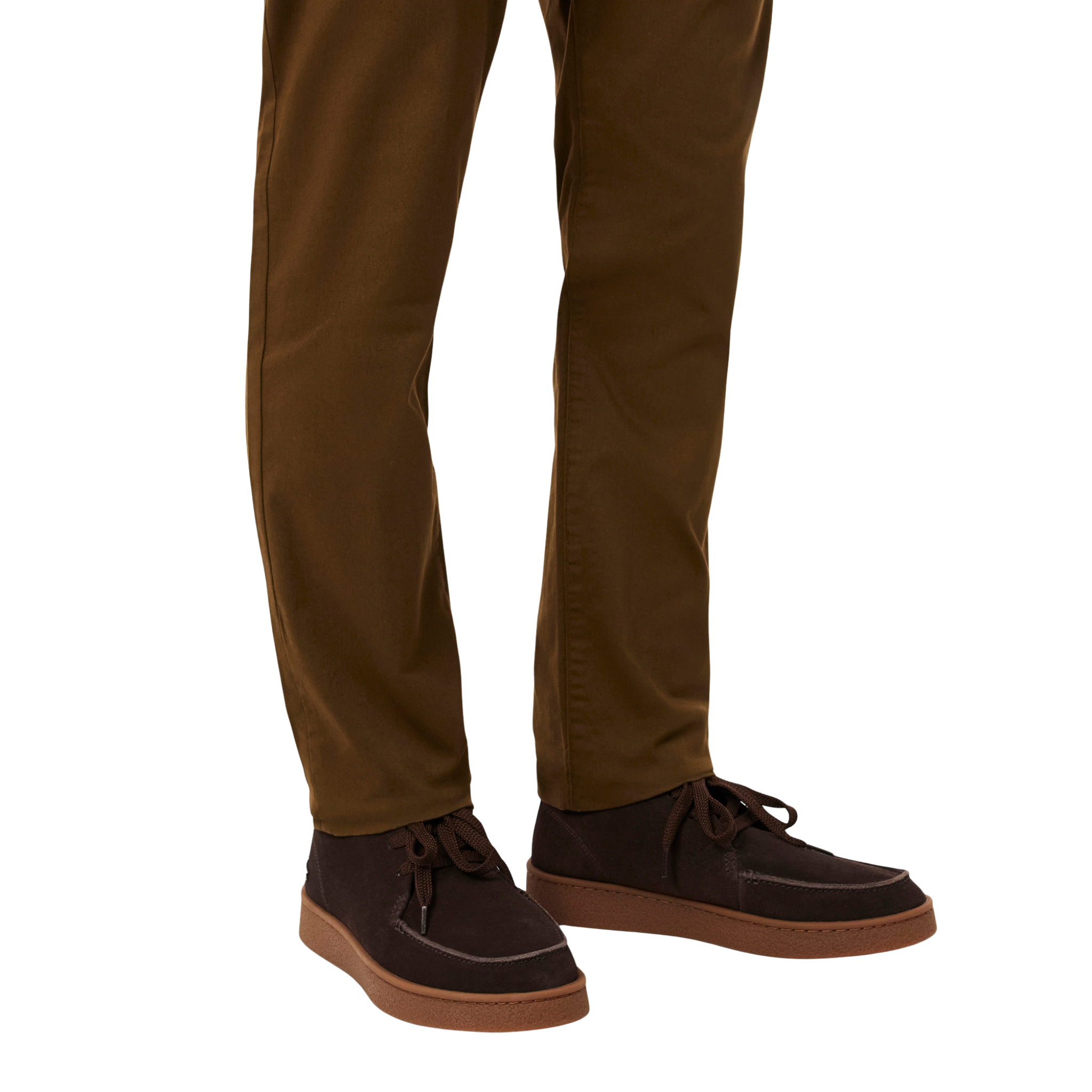 Mens Lacoste Dark Brown/Gum Baseshot Chukka Boots