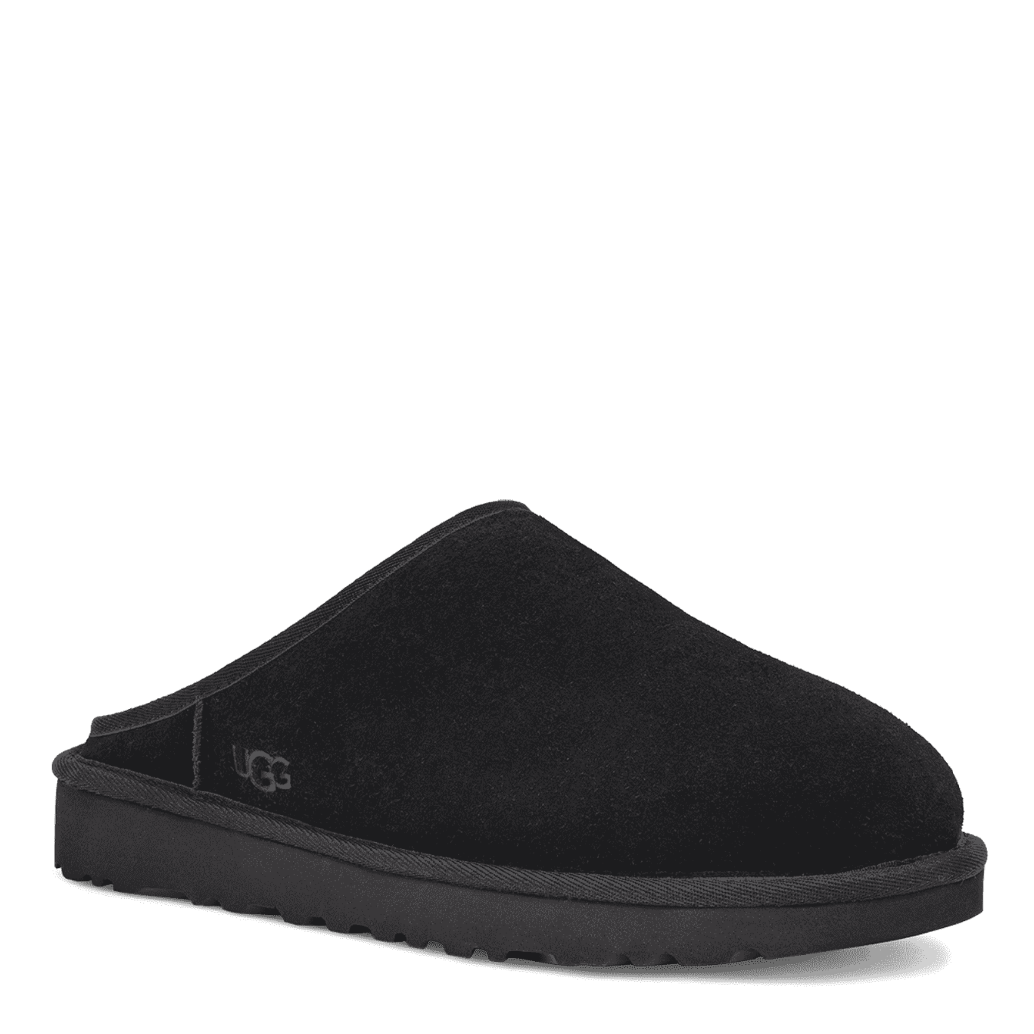 Mens UGG Black Classic Slip-On Slippers