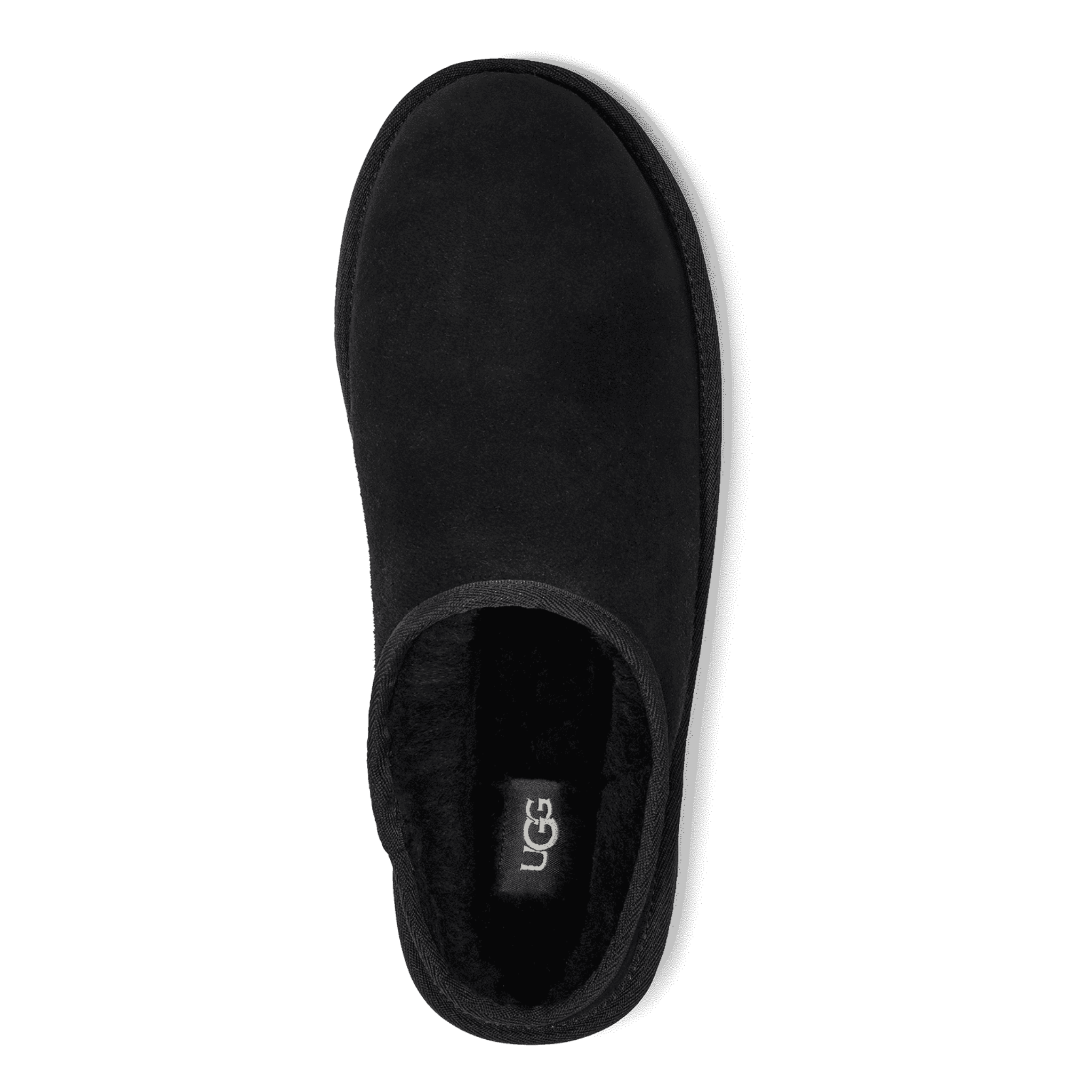 Mens UGG Black Classic Slip-On Slippers