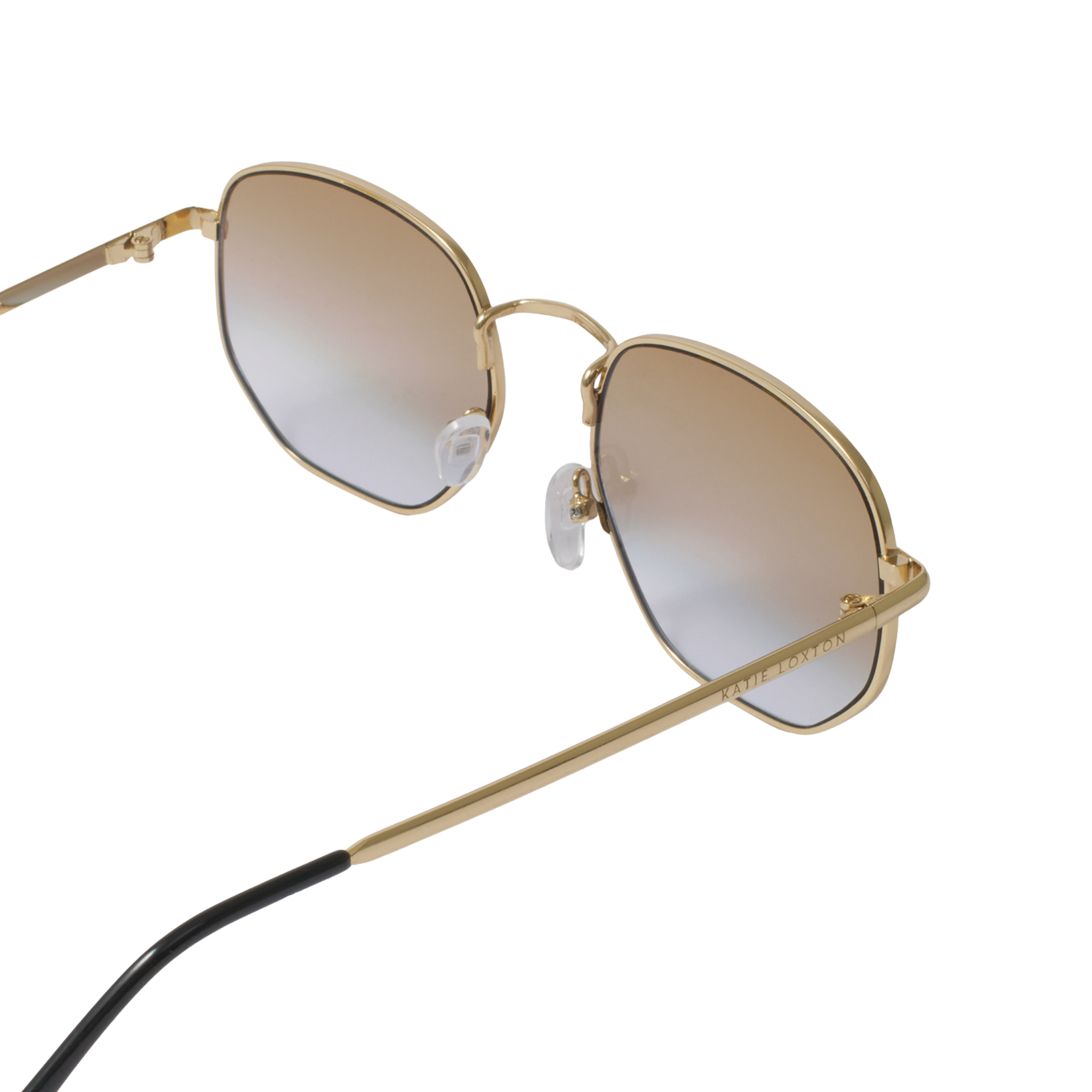Womens Katie Loxton Gold Frame Cali Sunglasses