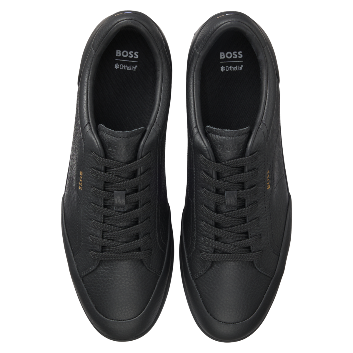 Mens BOSS Black Nitan_Lowp_ltgrn Trainers