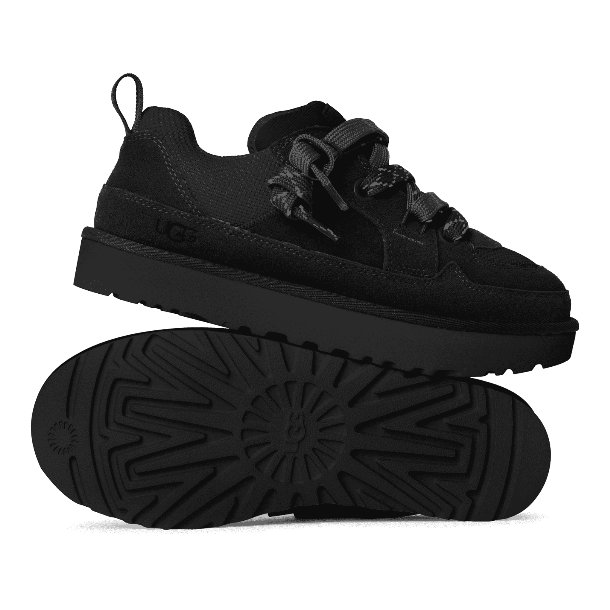 Mens UGG Black Lo Lowmel