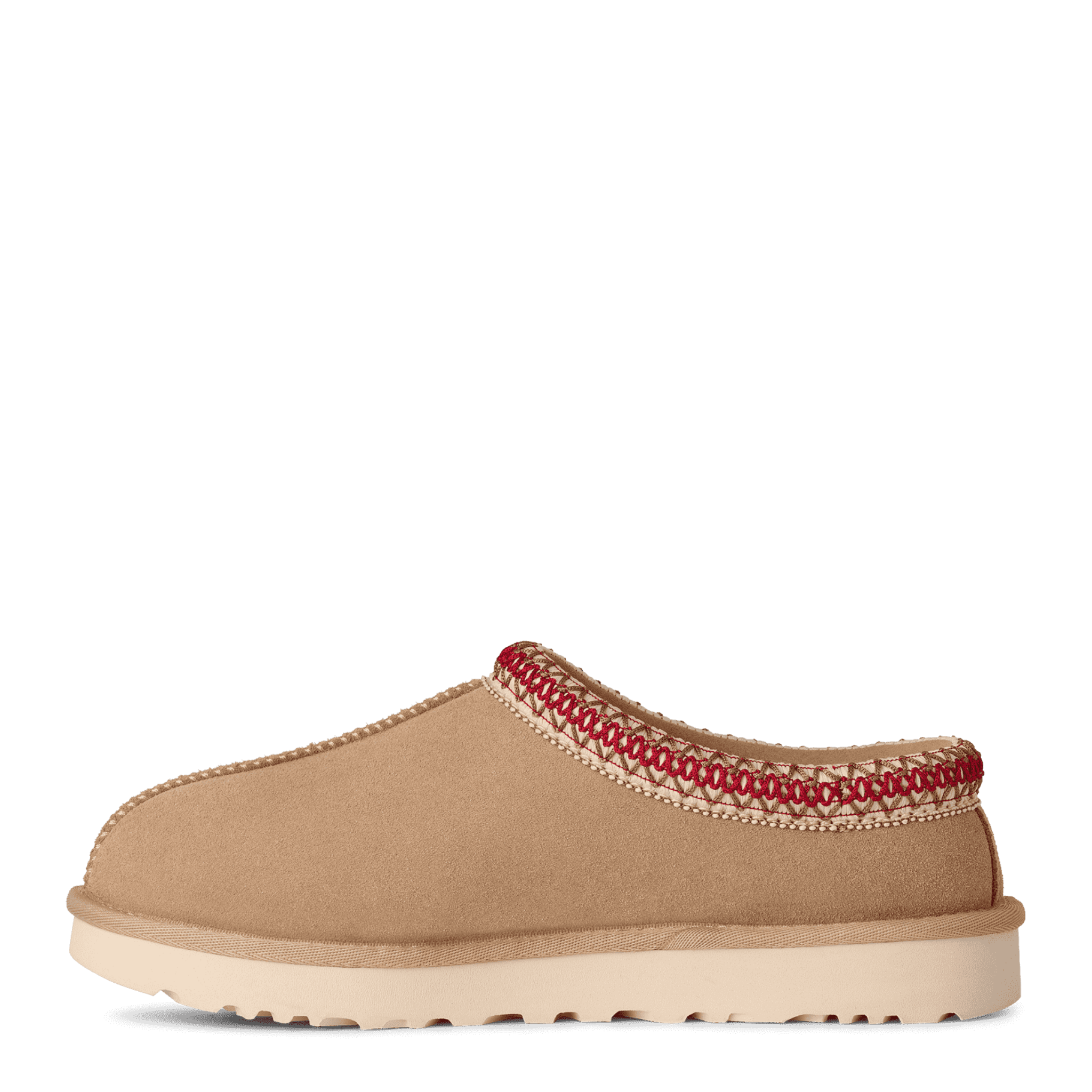 Womens UGG Sand/Dark Cherry Tasman II Slippers