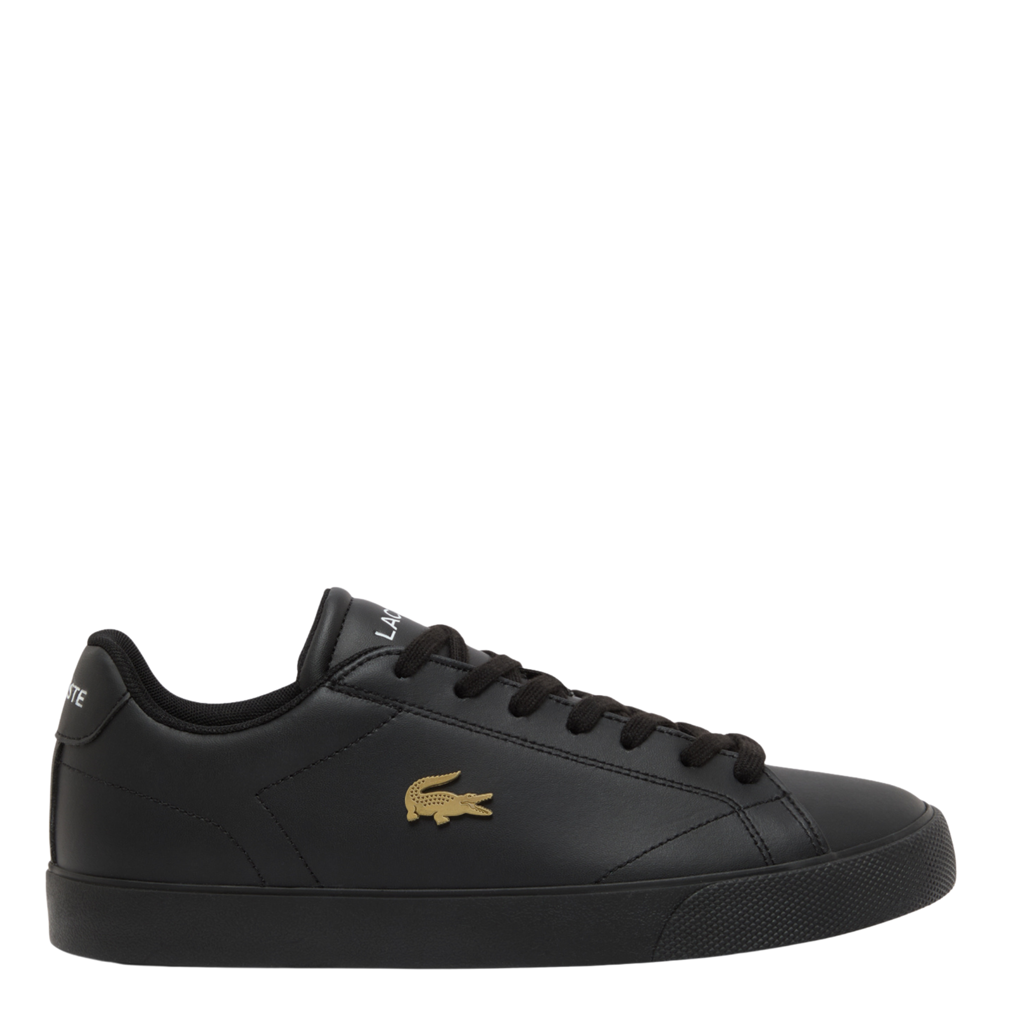 Mens Lacoste Black/Black Lerond Set Trainers