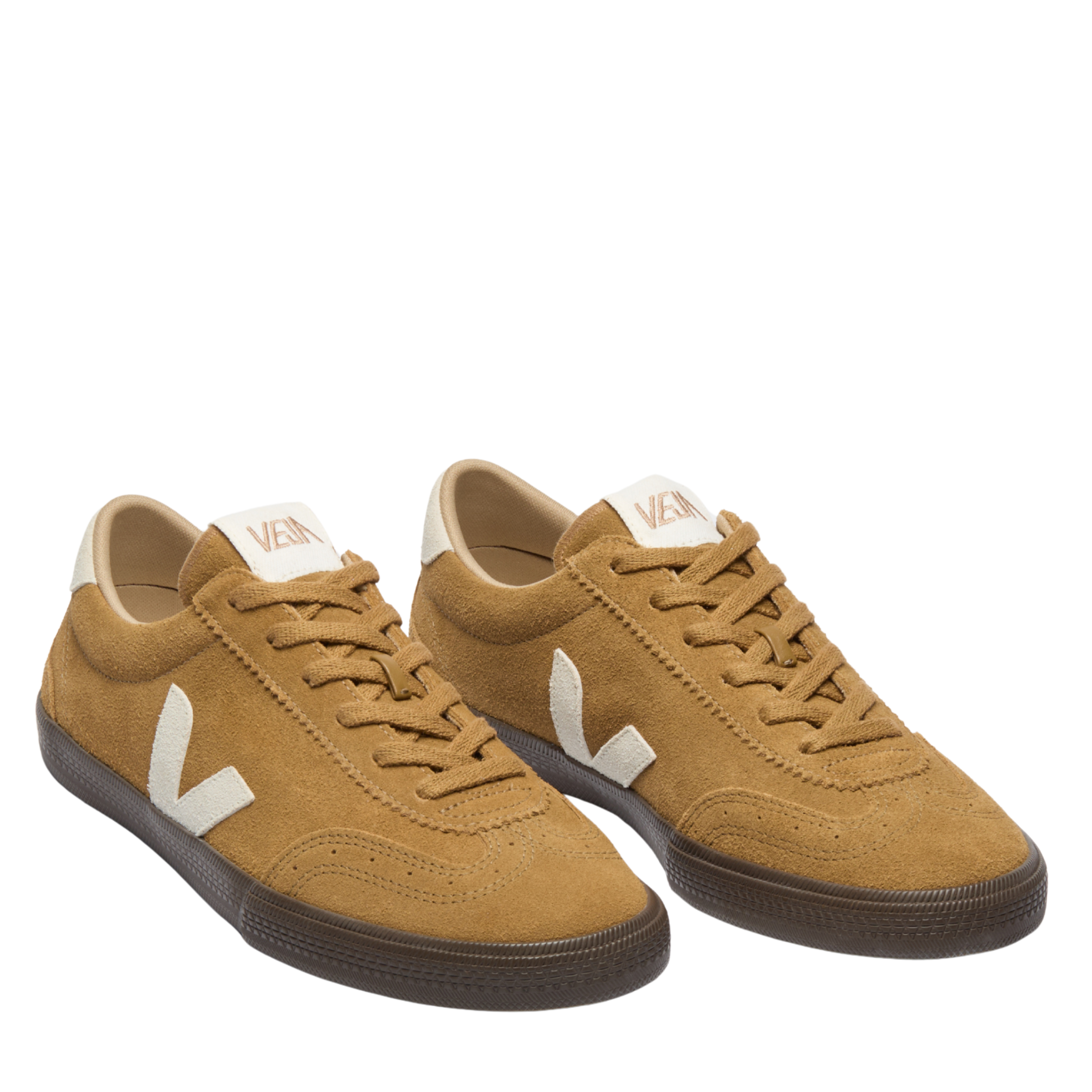 Mens VEJA Tent/Natural/Eagle Volley Suede Trainers