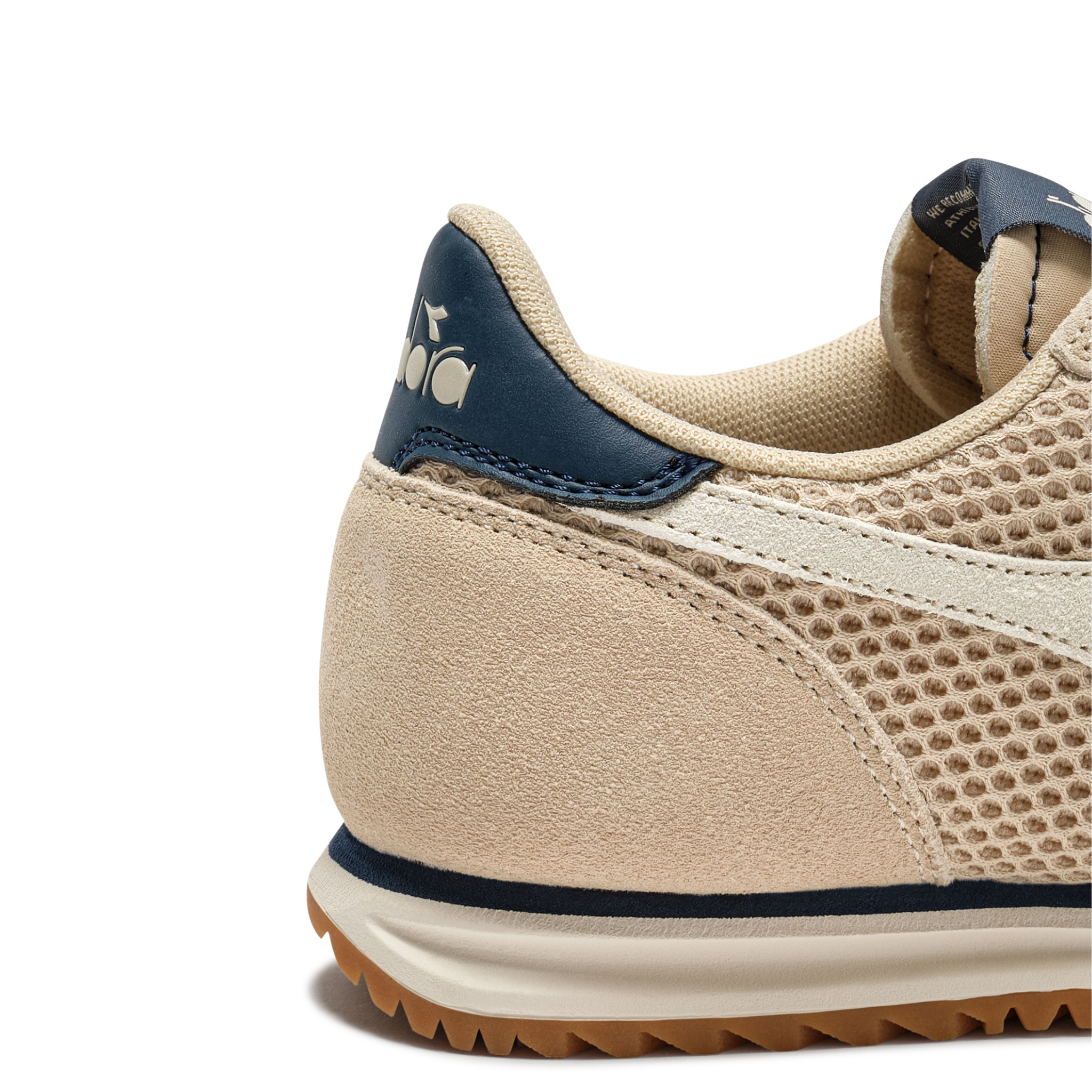 Mens Diadora Parchment Cross Mesh Trainers