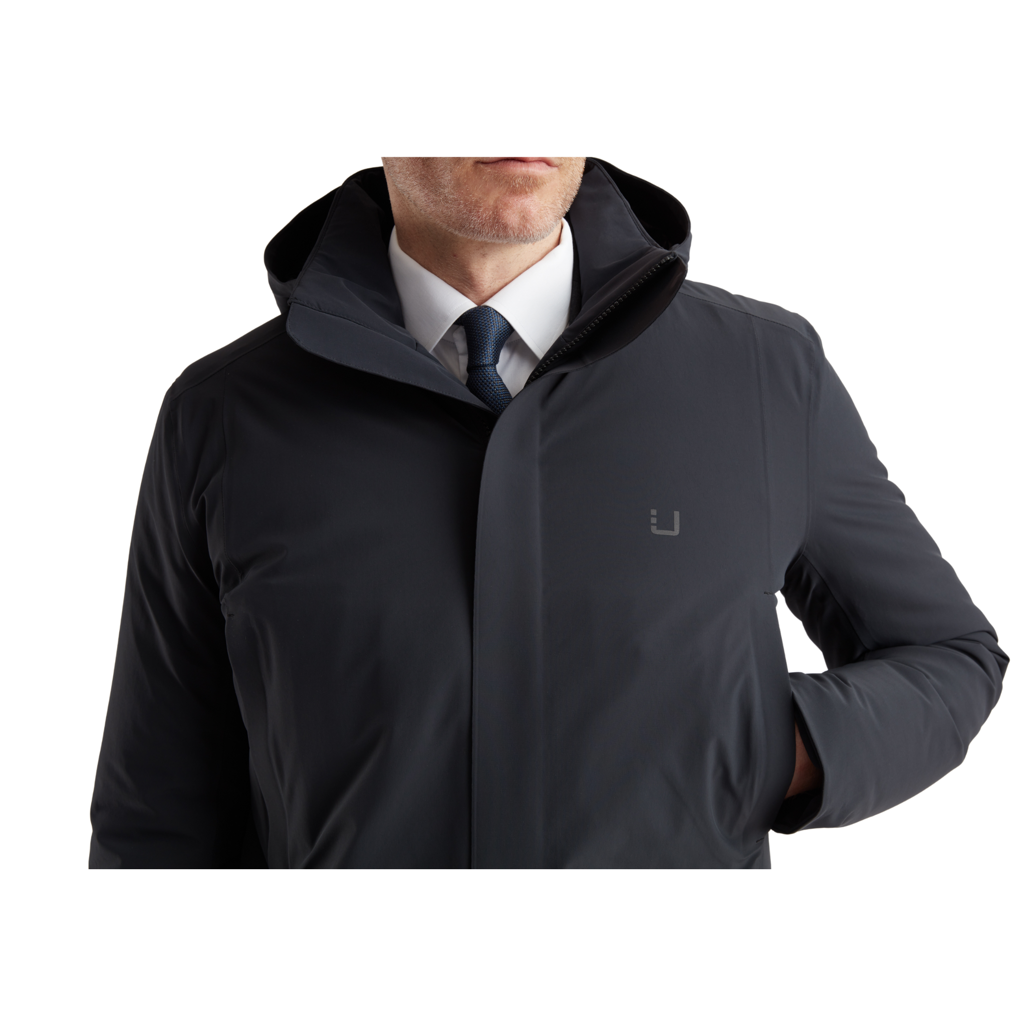 Mens UBR Black Storm Regulator Parka