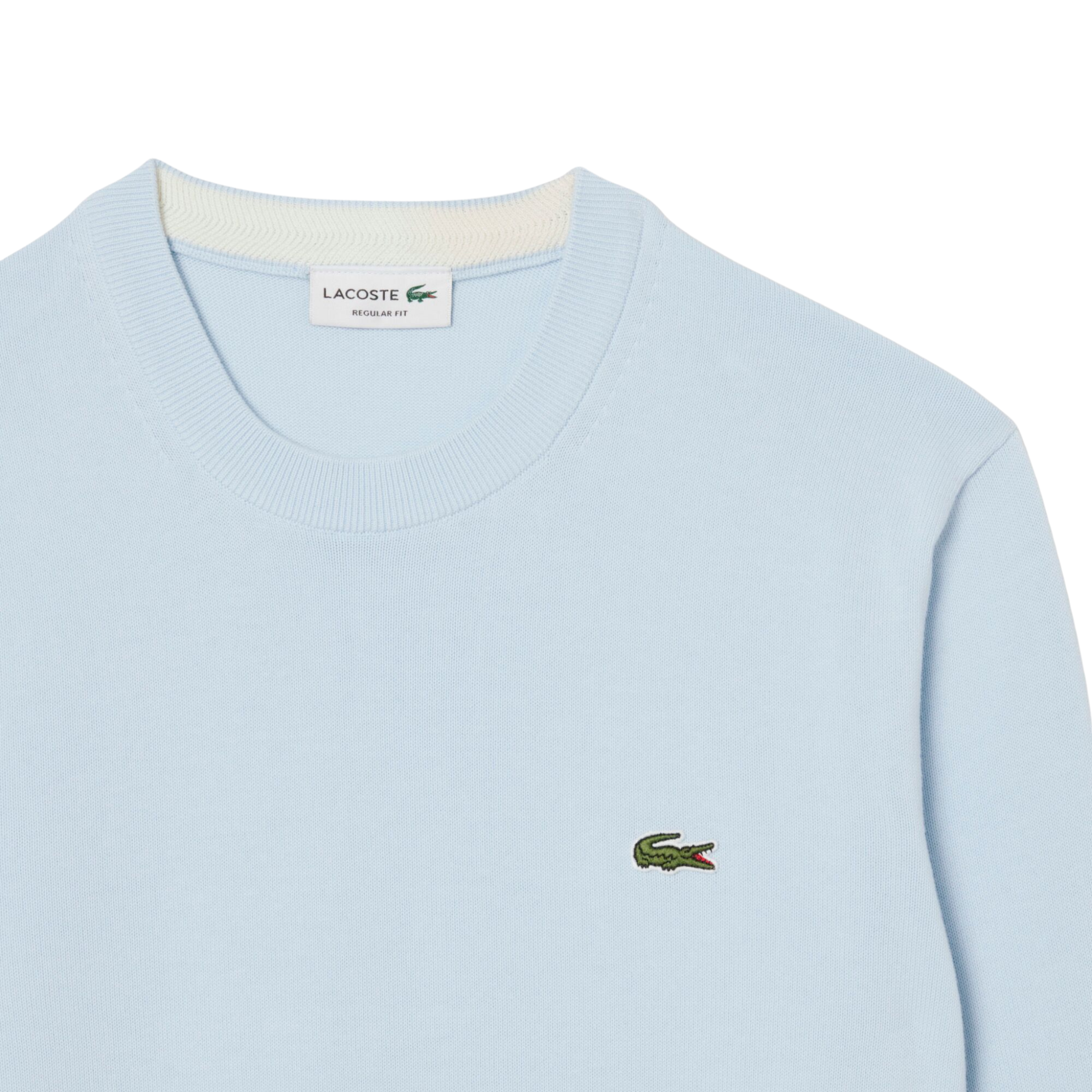 Mens Lacoste Rill Blue Crew Neck Jumper