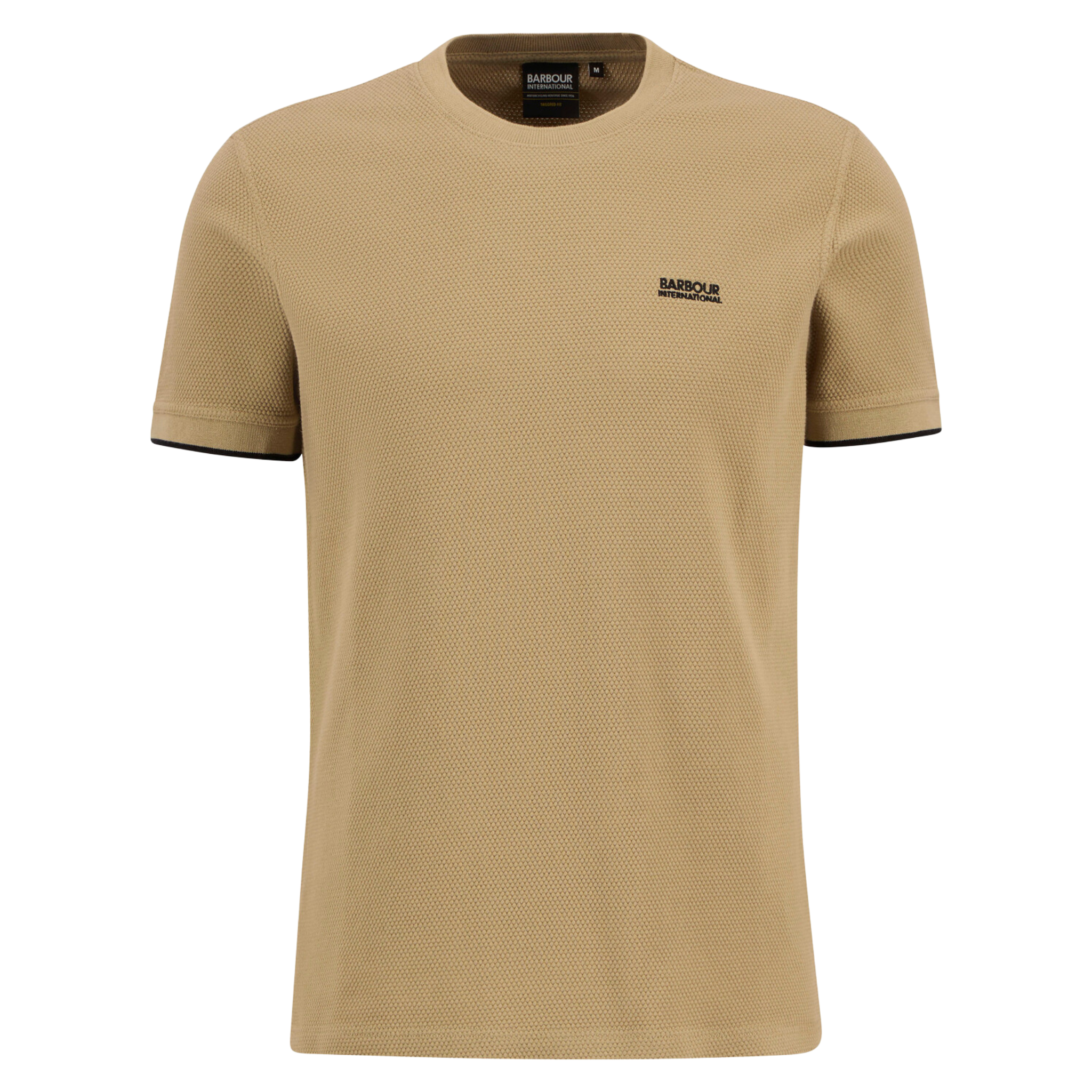 Mens Barbour International Coriander Eamon Pique S/s T Shirt