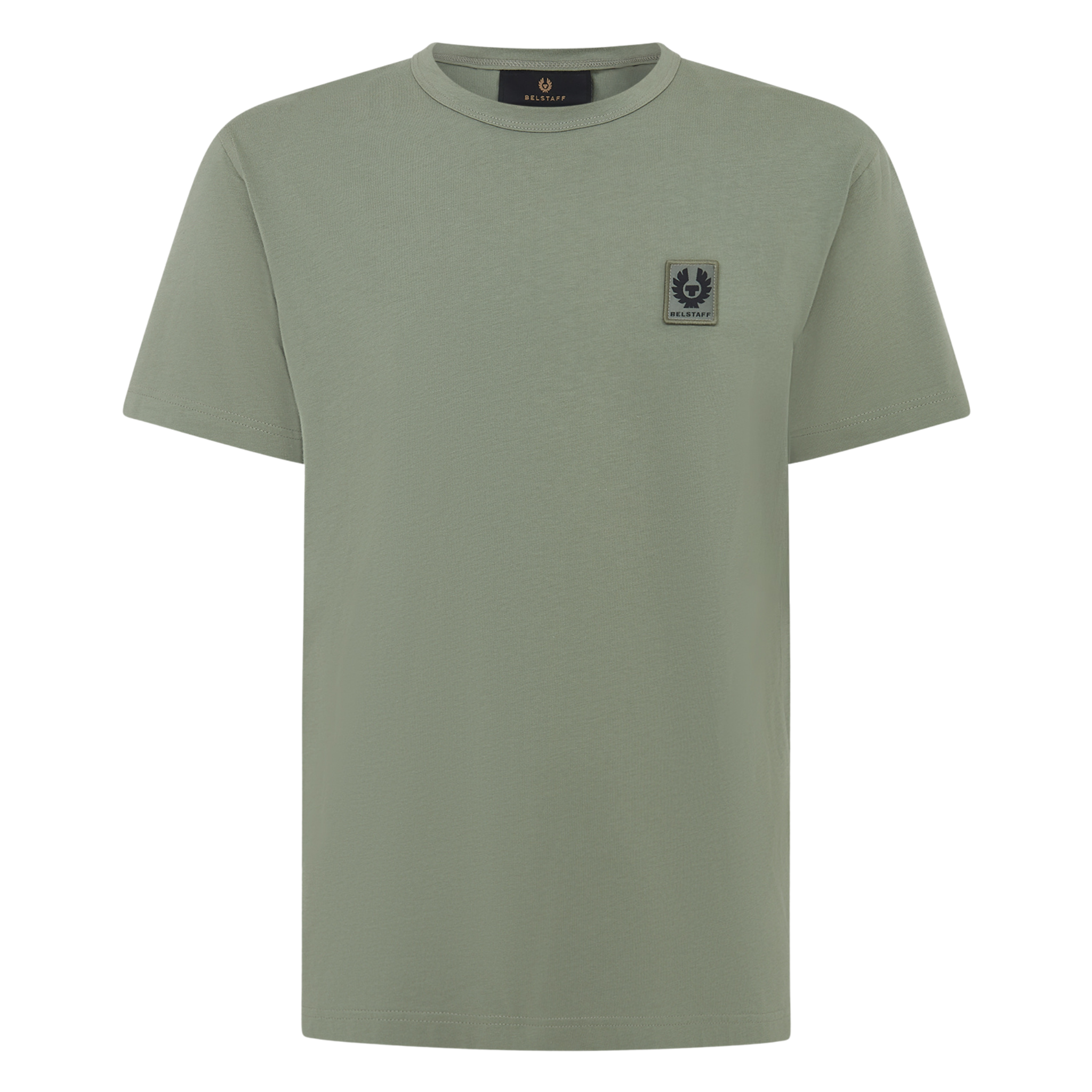 Mens Belstaff Sage Green Branded S/s T Shirt