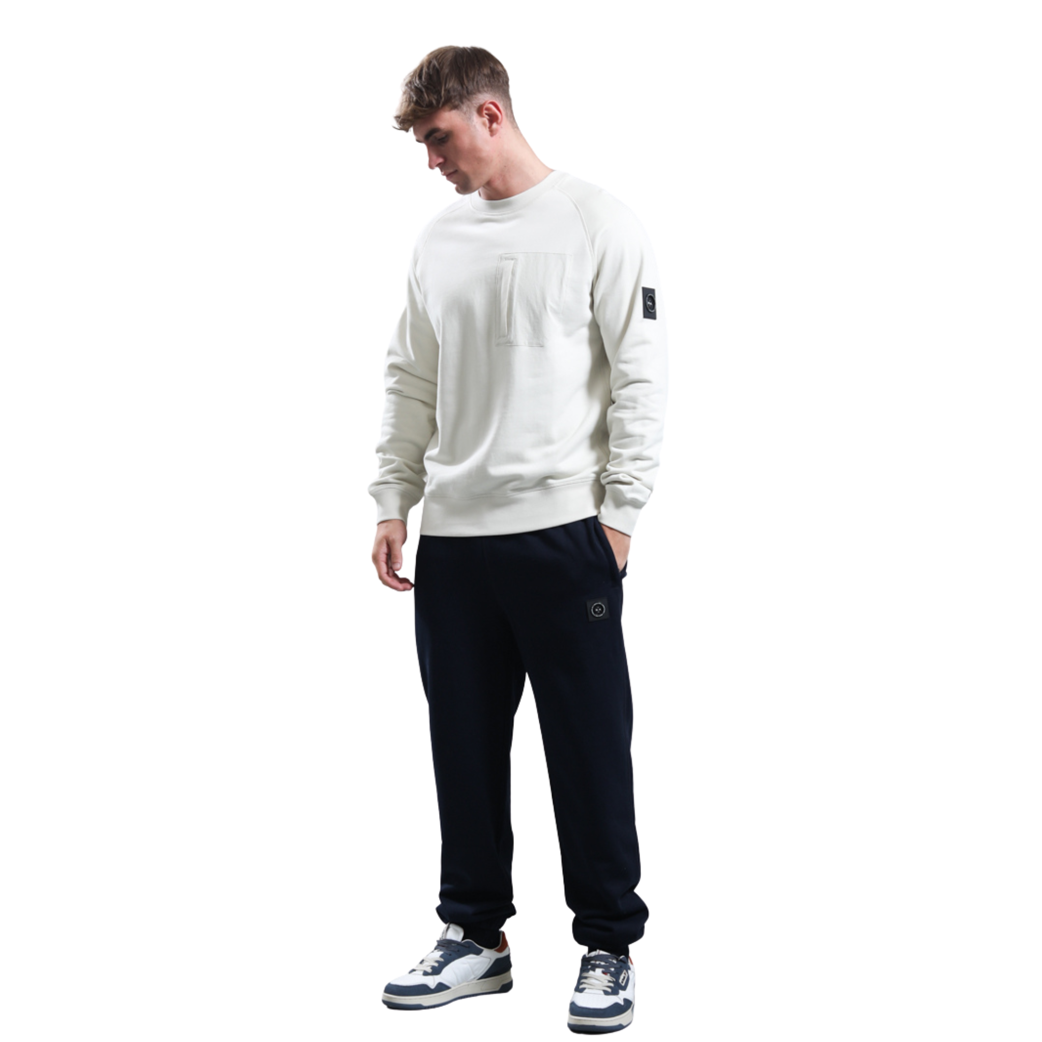 Mens Marshall Artist Silver Birch Lennox Sweatshirt