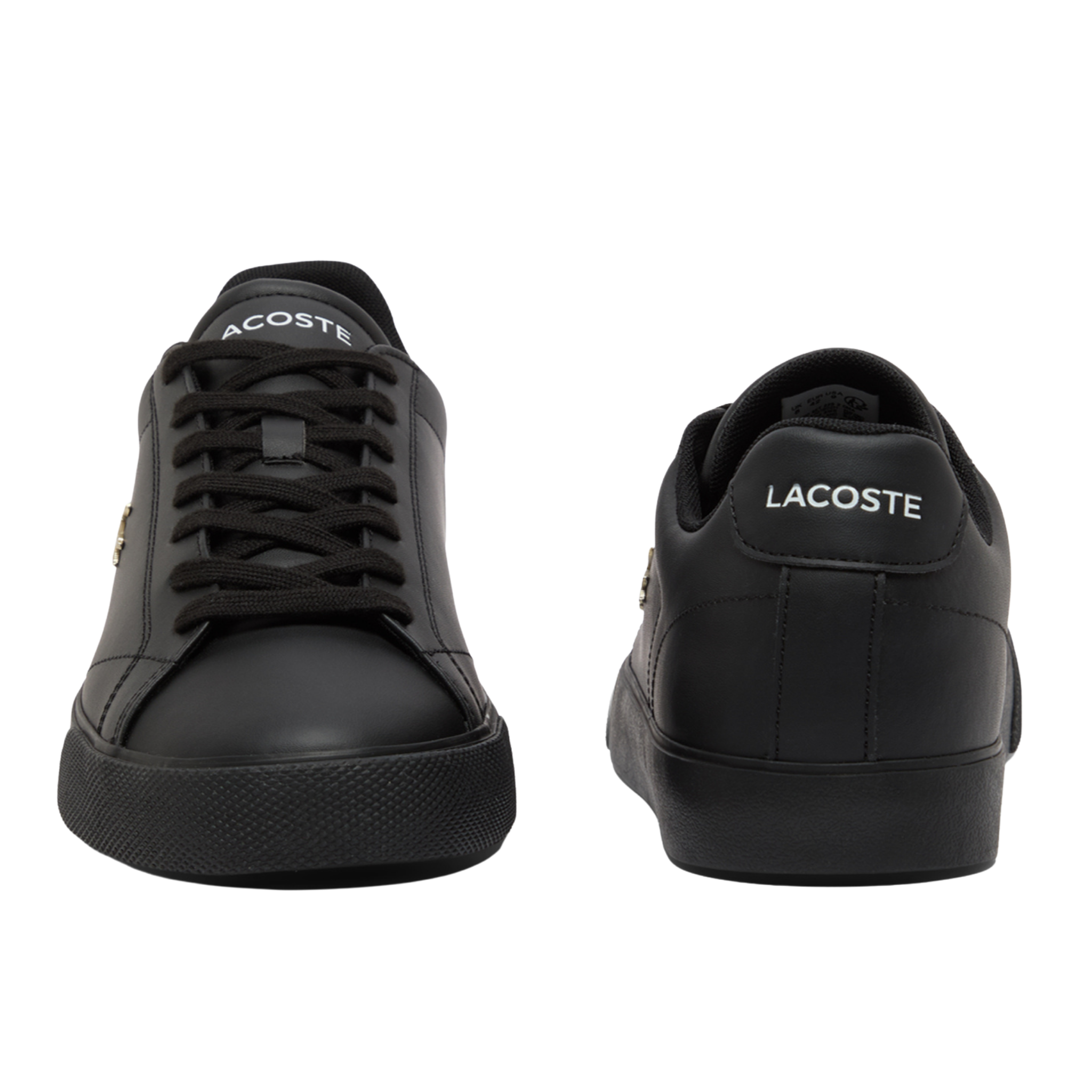 Mens Lacoste Black/Black Lerond Set Trainers