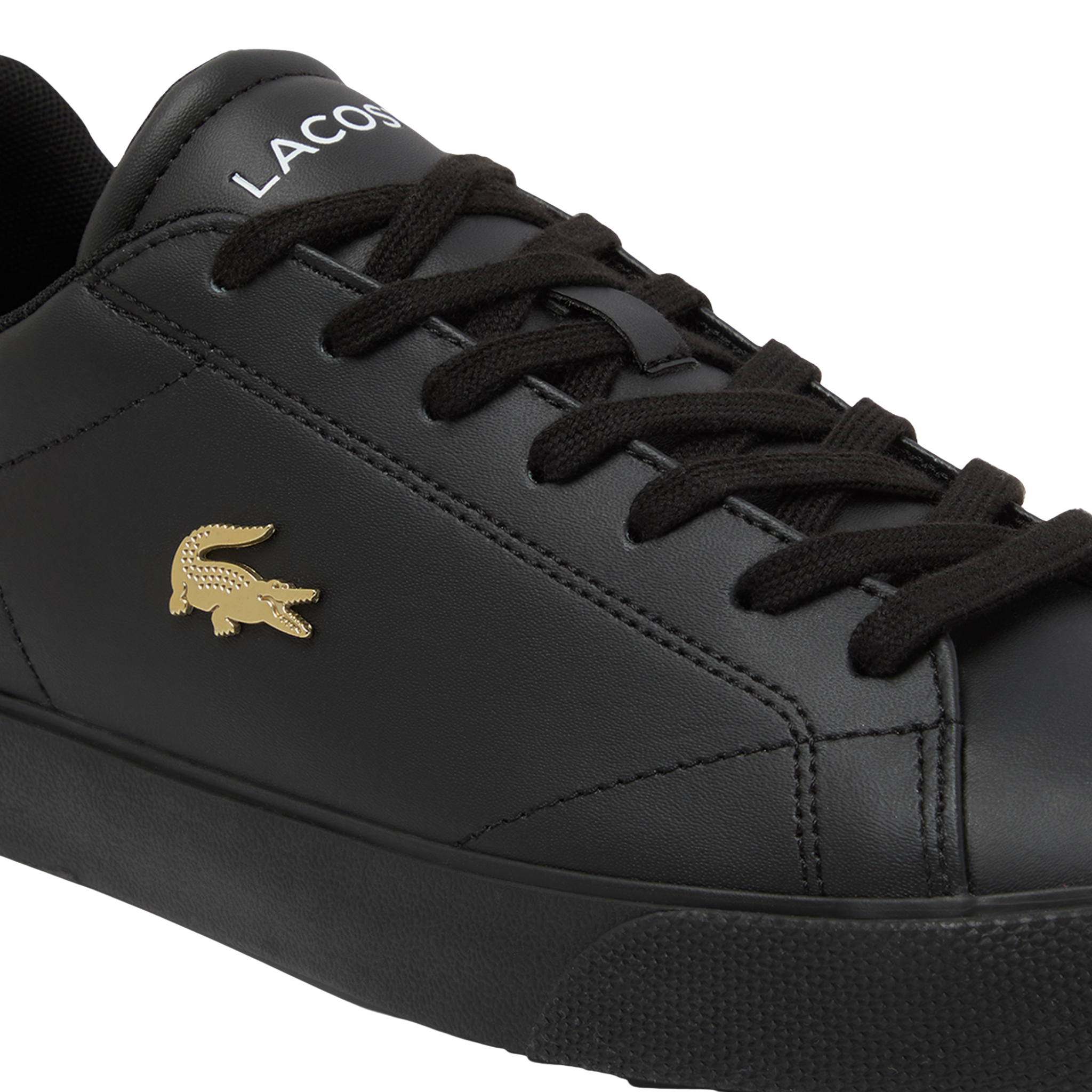 Mens Lacoste Black/Black Lerond Set Trainers