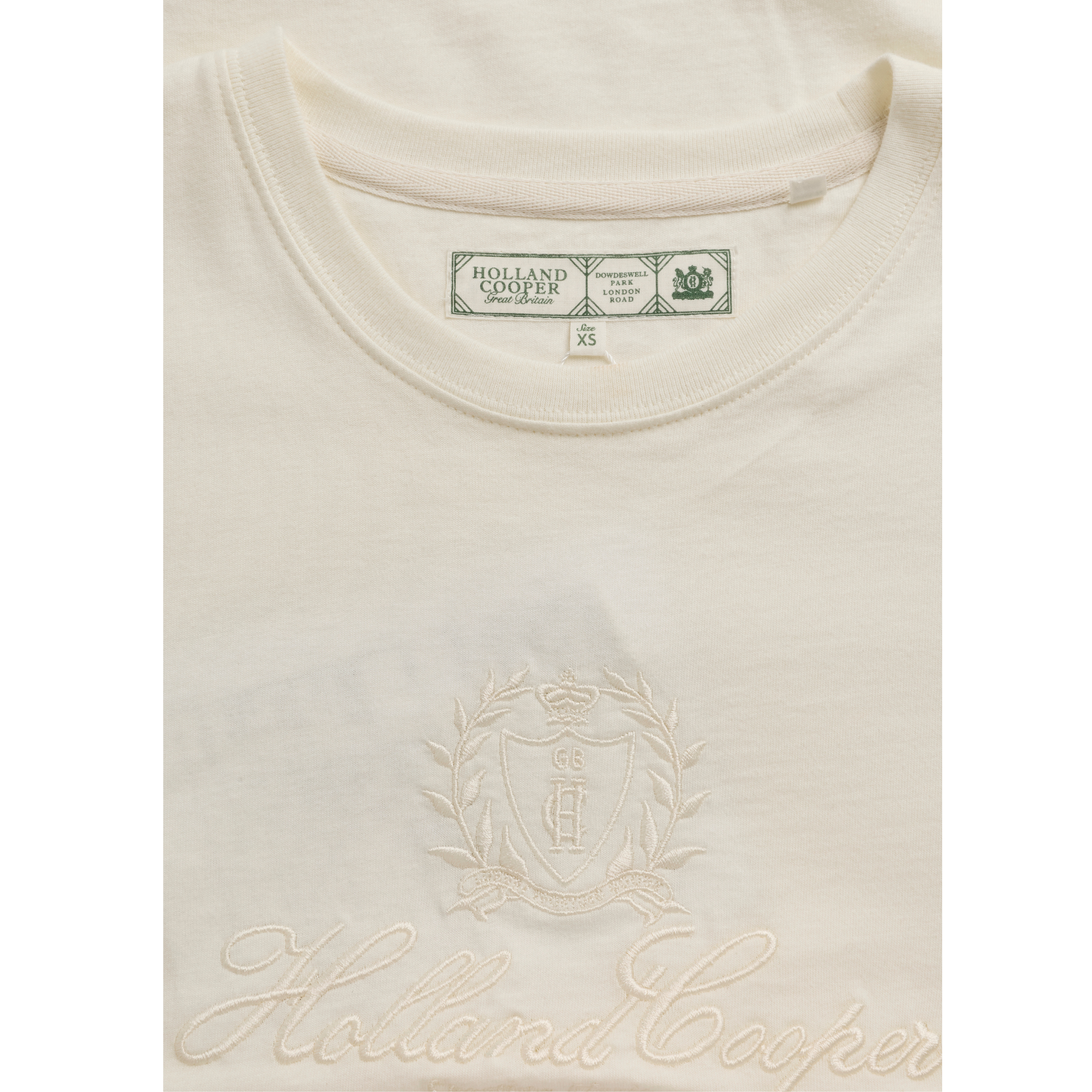 Womens Holland Cooper Cream Ivy League S/s T Shirt
