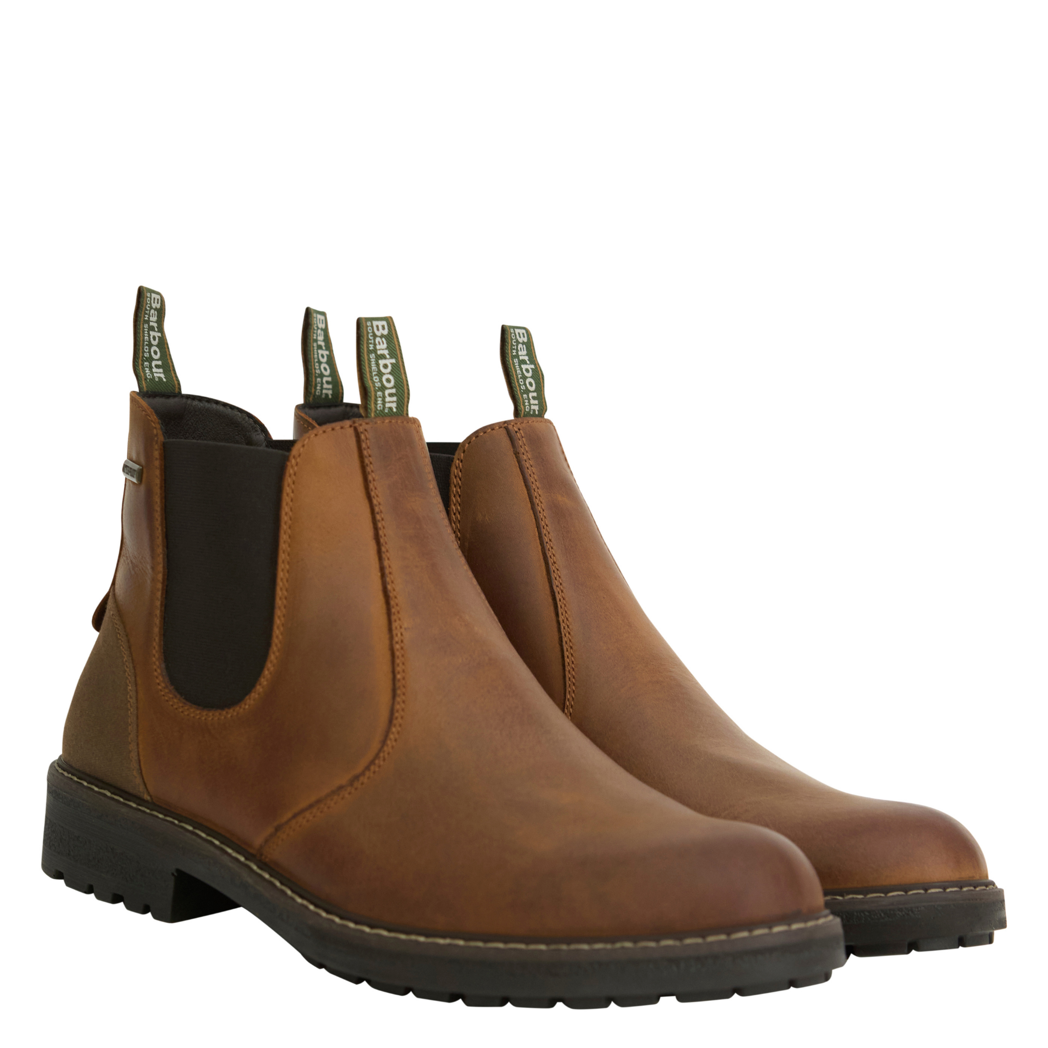 Mens Barbour Teak Embleton Chelsea Boots