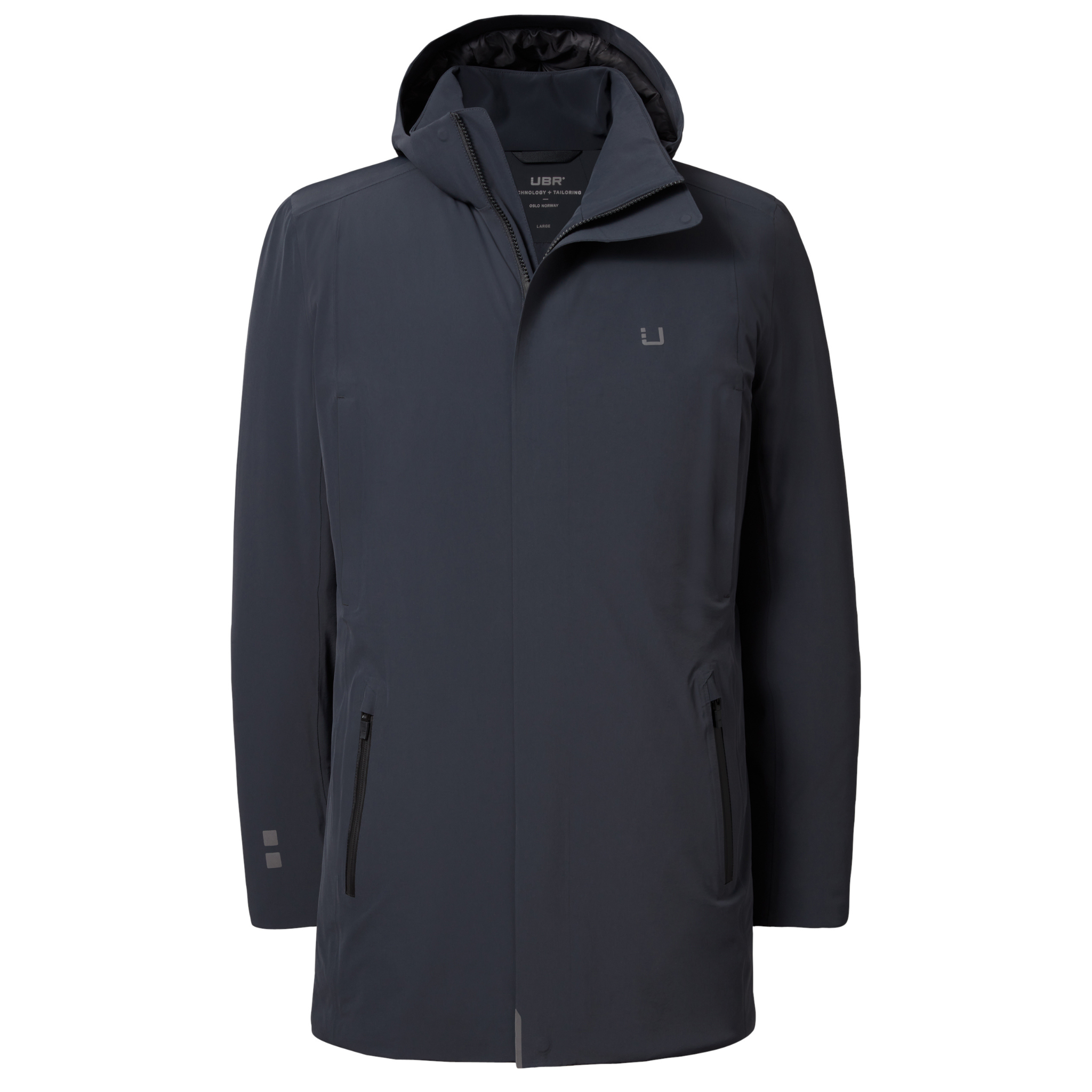 Mens UBR Black Storm Regulator Parka