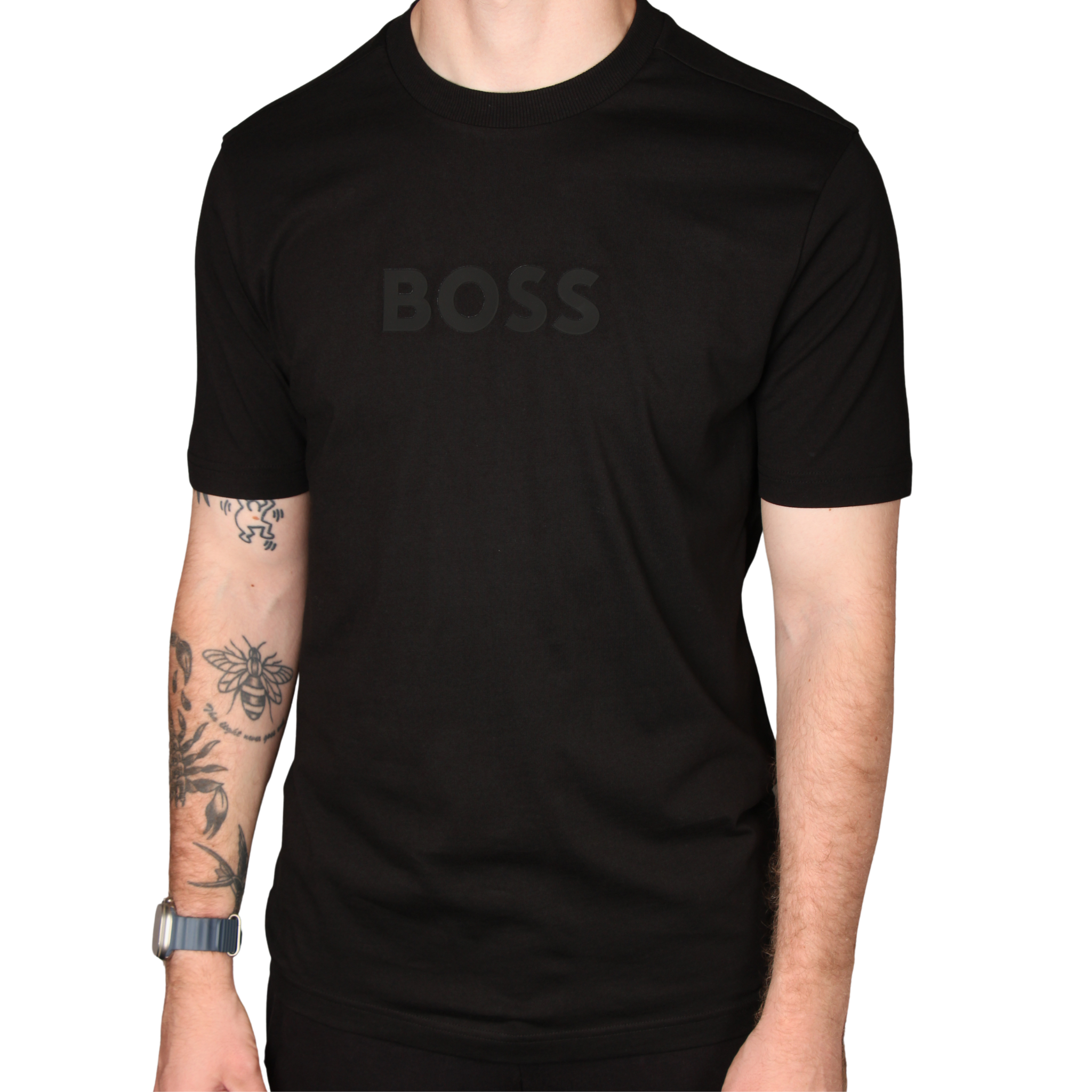 Mens BOSS Black TS_Logo S/s T Shirt