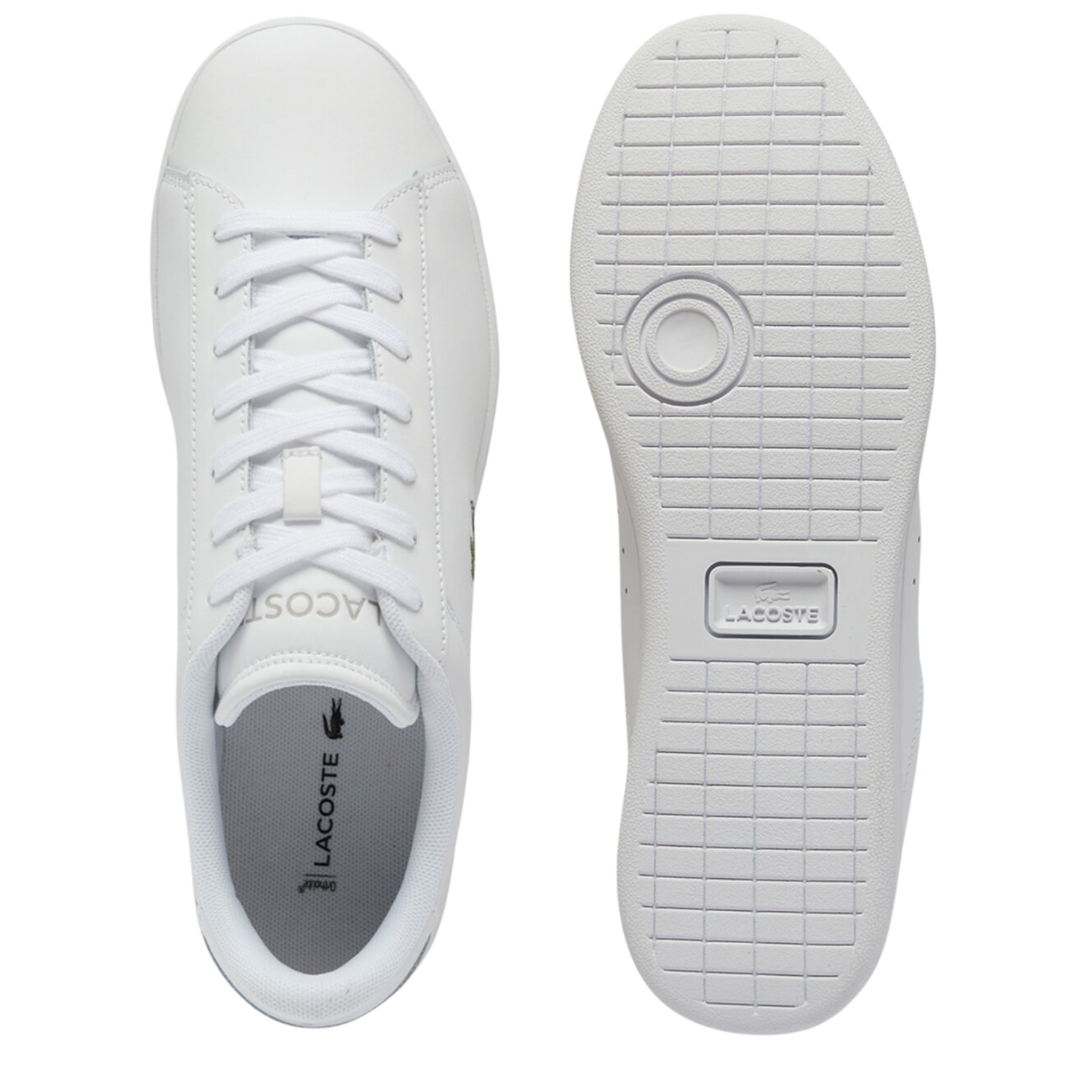 Mens Lacoste White Carnaby Set Trainers