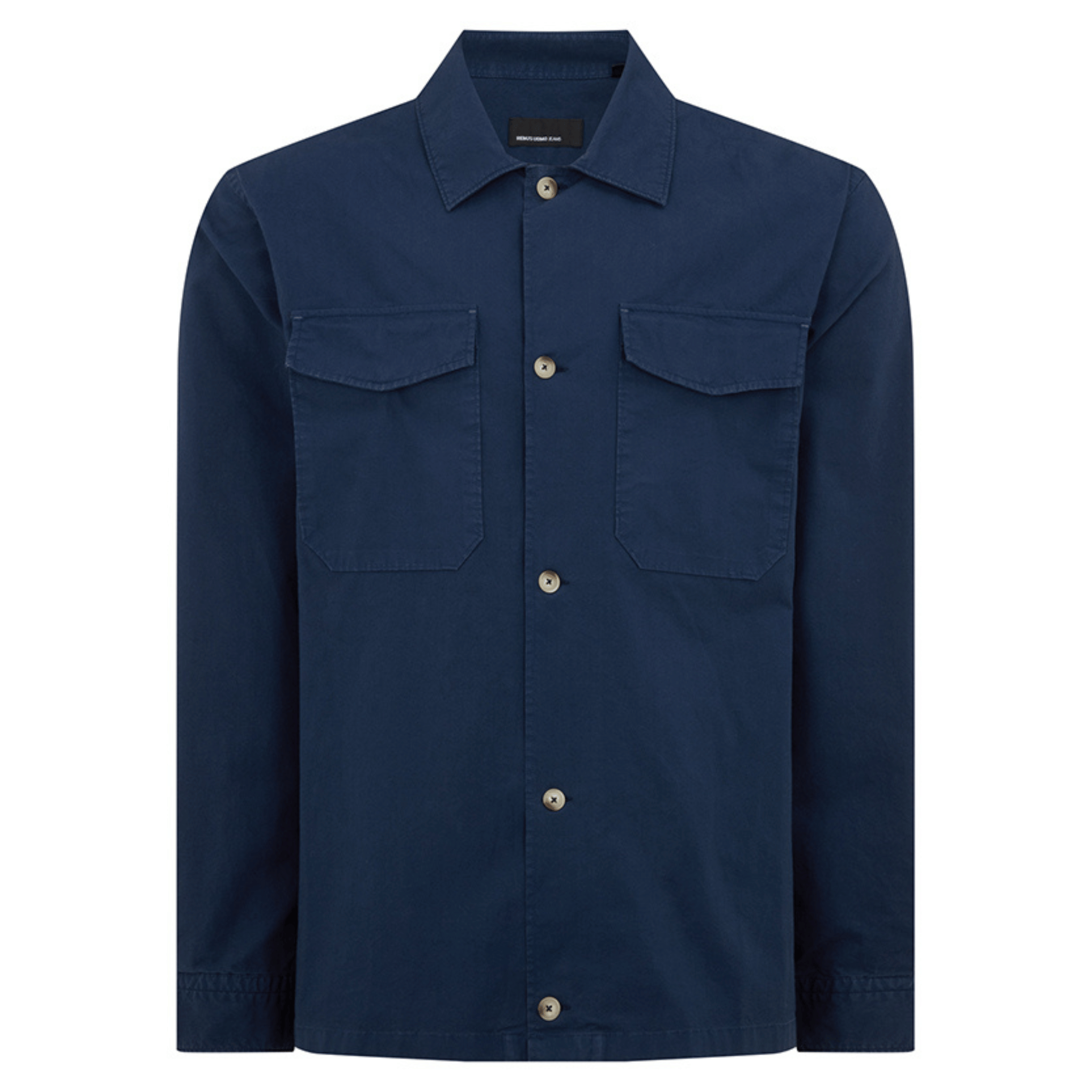Mens Remus Uomo Navy Casual Shacket