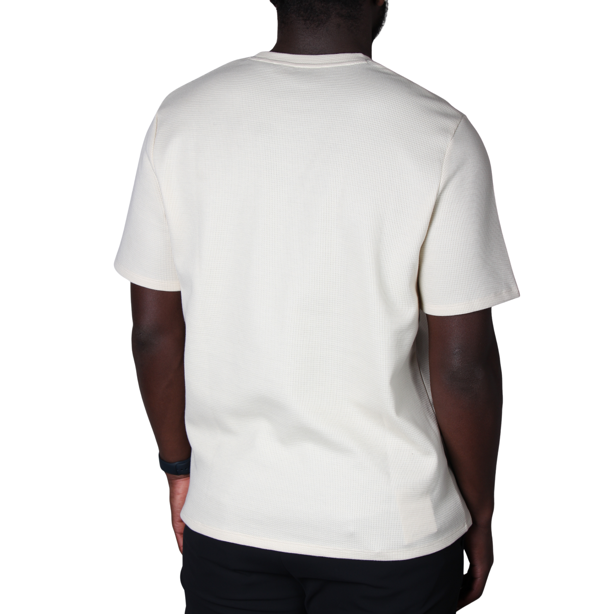 Mens BOSS Off White Waffle Lounge S/s T Shirt