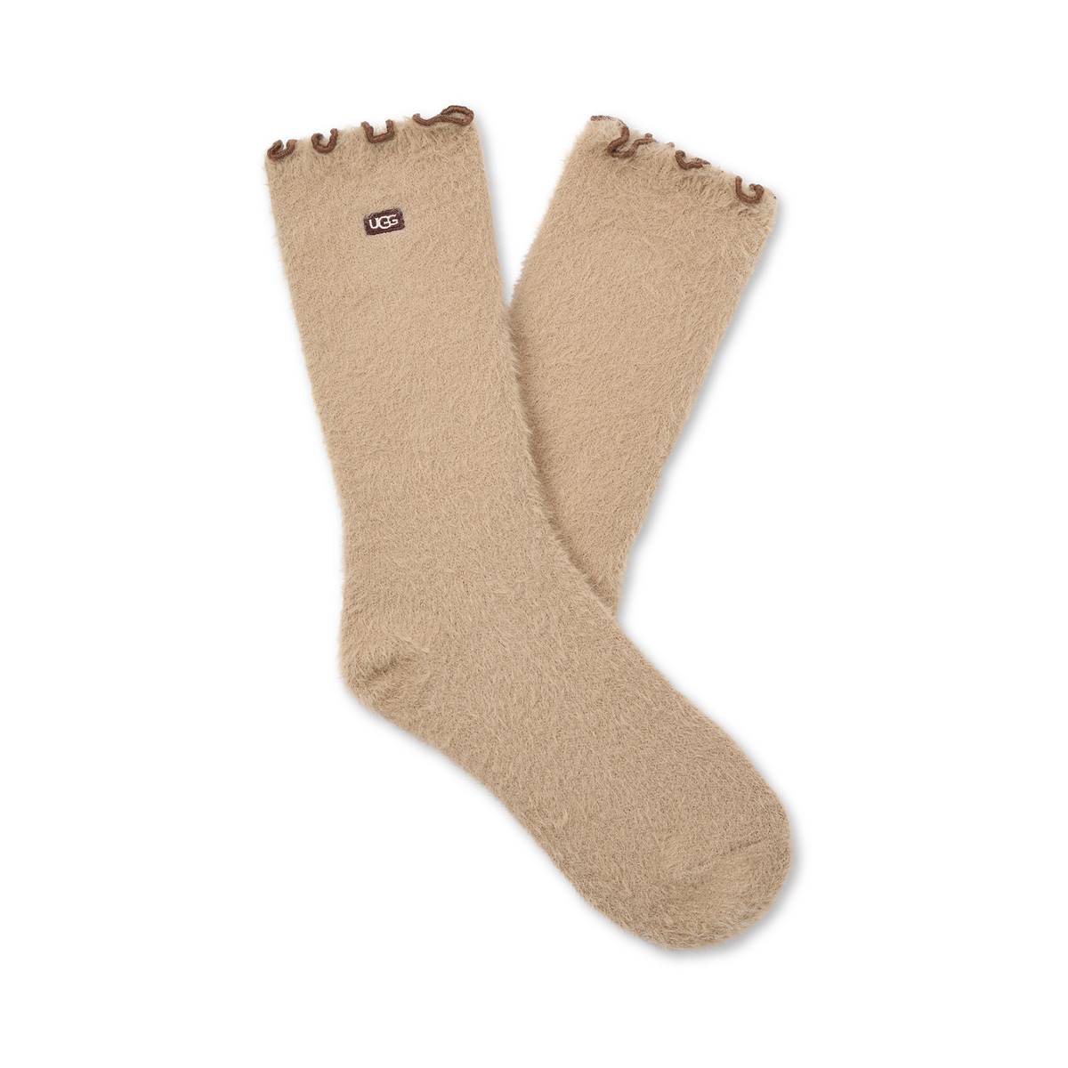 Womens UGG Classic Boot/Plaid/Sand 3PK Socks
