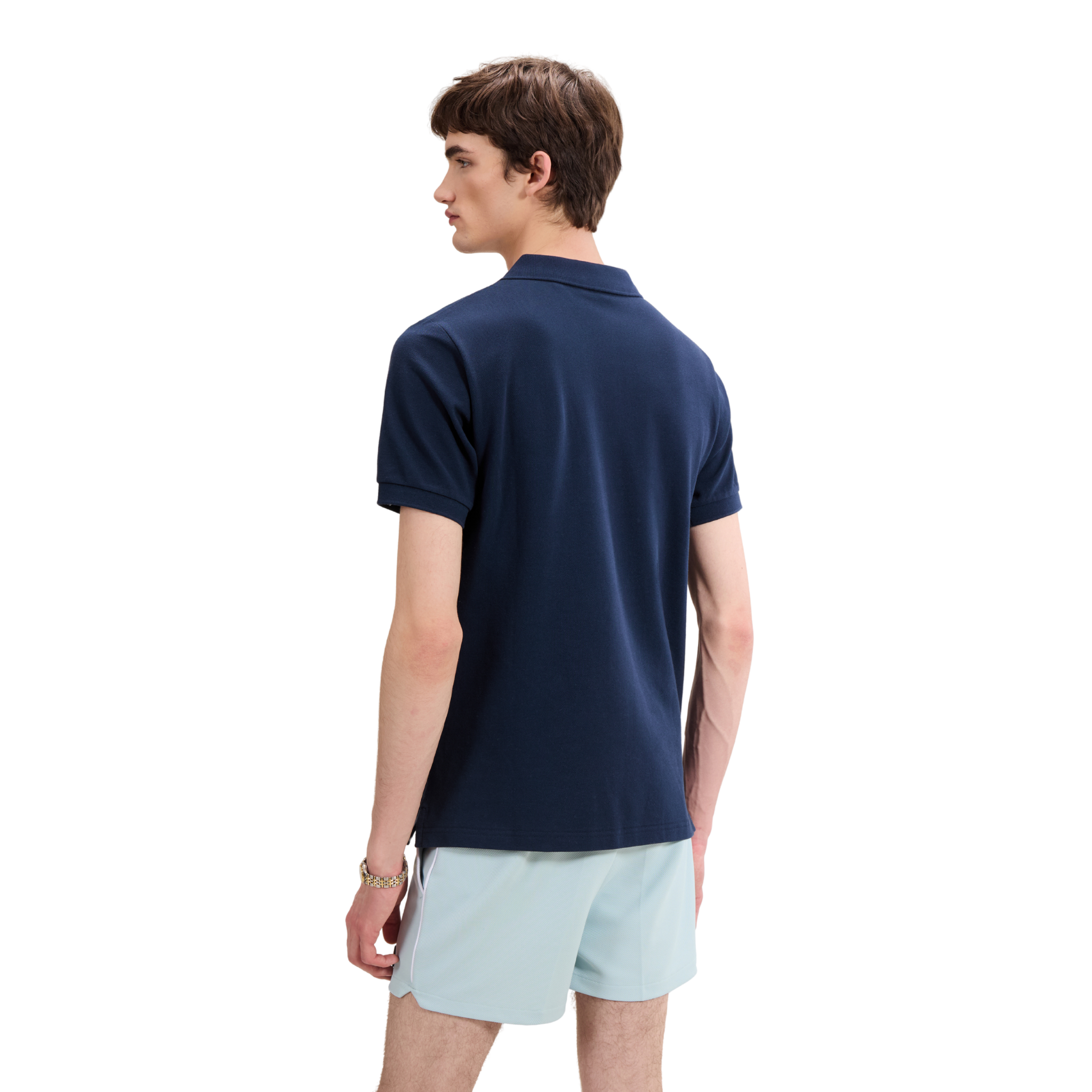 Mens Ellesse Navy/Light Blue Muccia S/s Polo Shirt