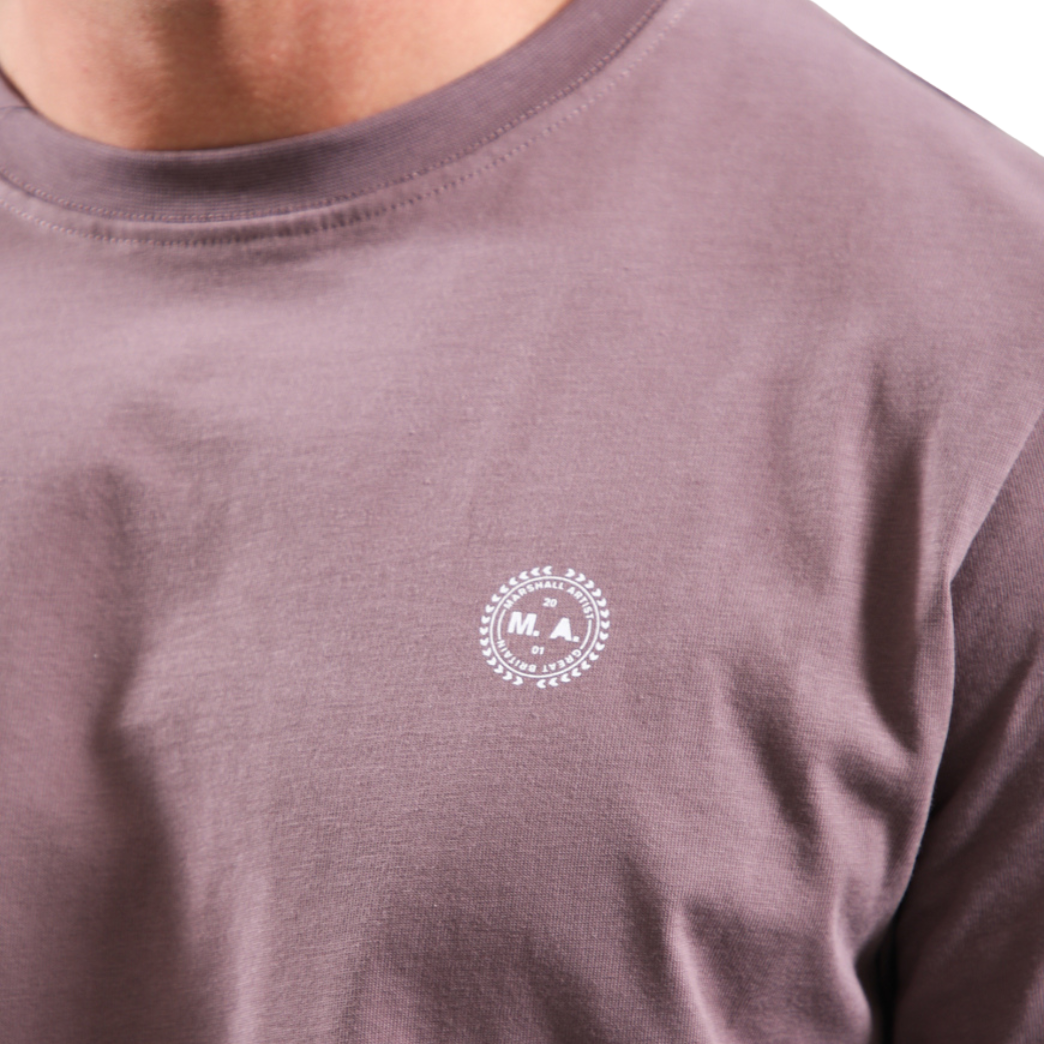 Mens Marshall Artist Mauve Delta S/s T Shirt